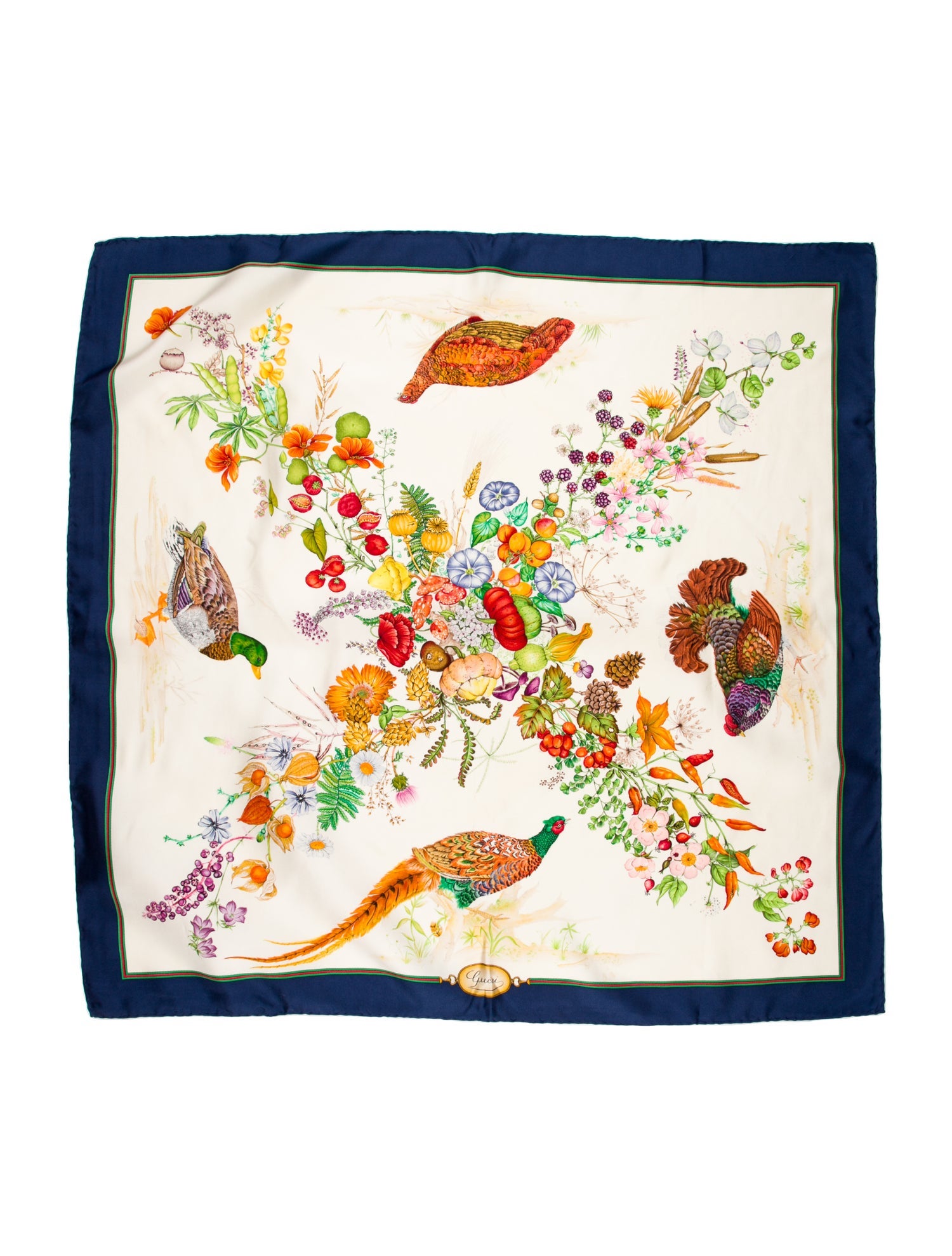 Gucci Silk Printed Scarf