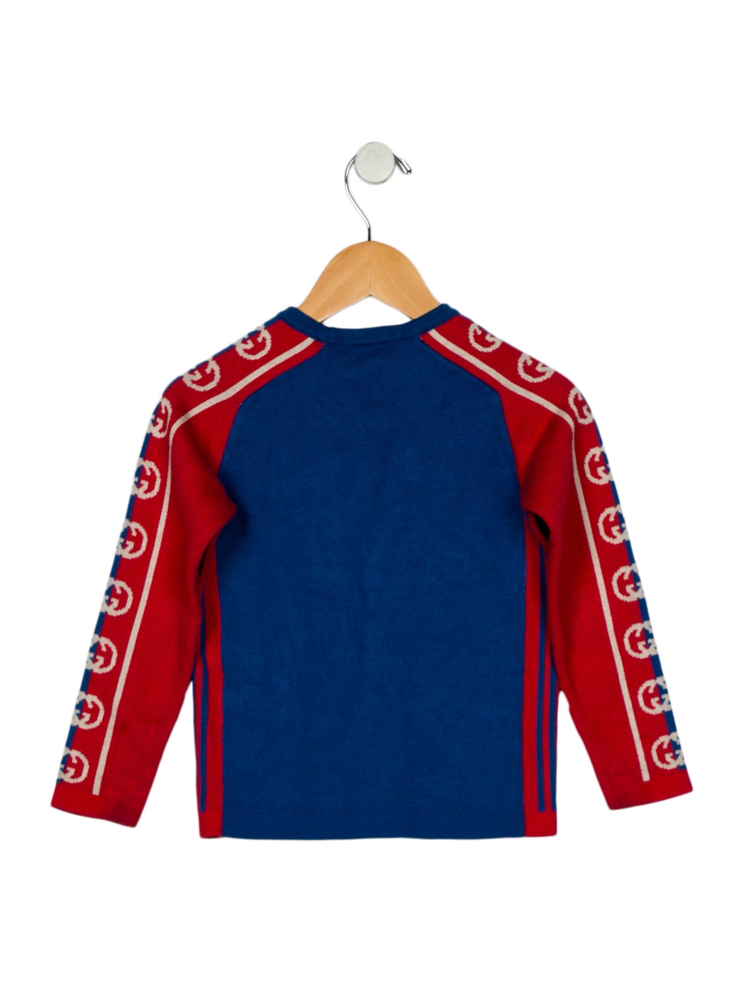 Gucci Girls' red and blue long sleeve