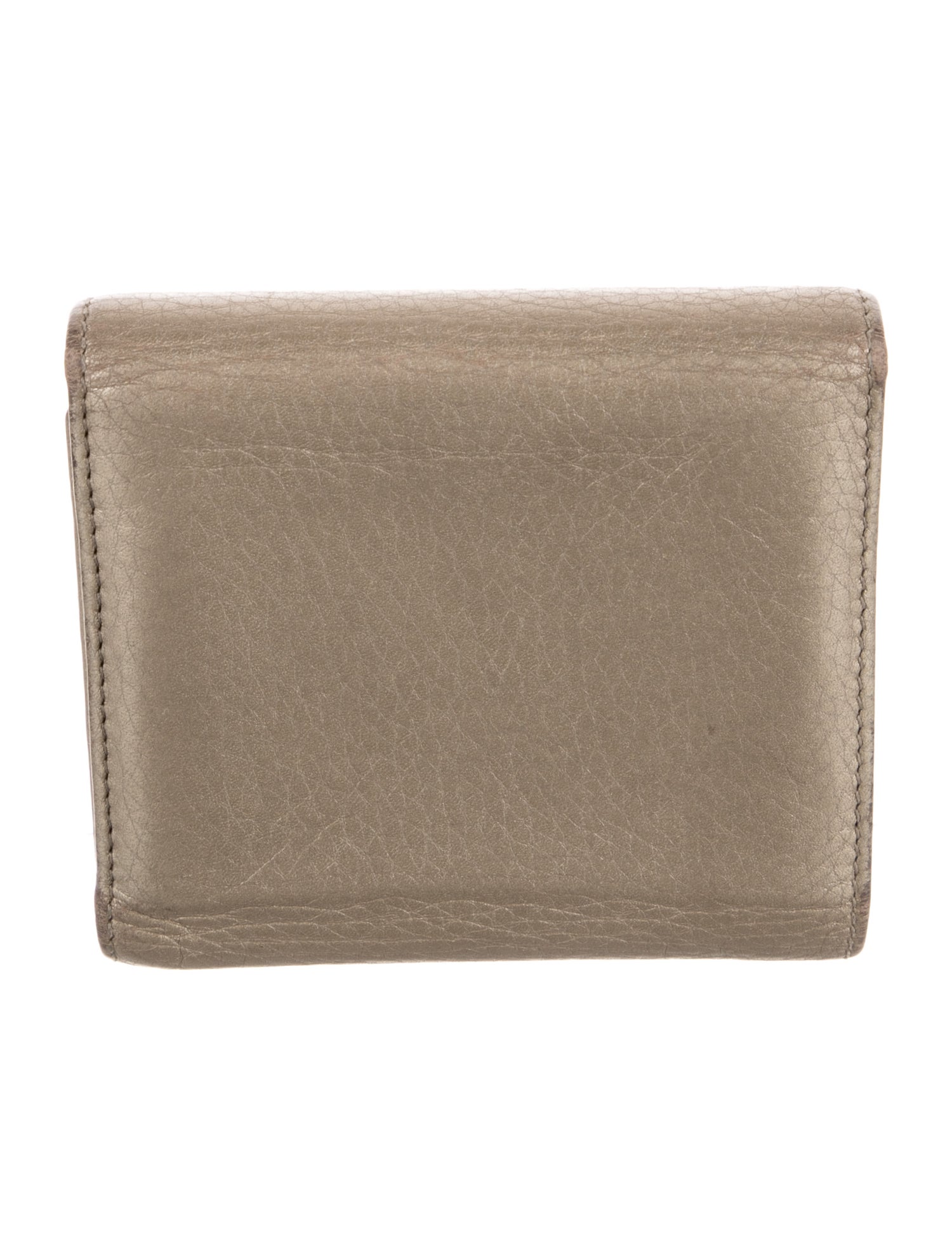 Gucci Soho Bifold Compact Wallet Interlocking G Logo Compact Wallet