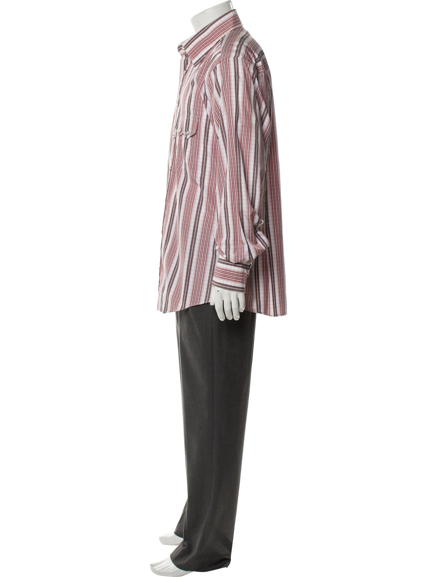 Gucci Striped Long Sleeve Dress Shirt