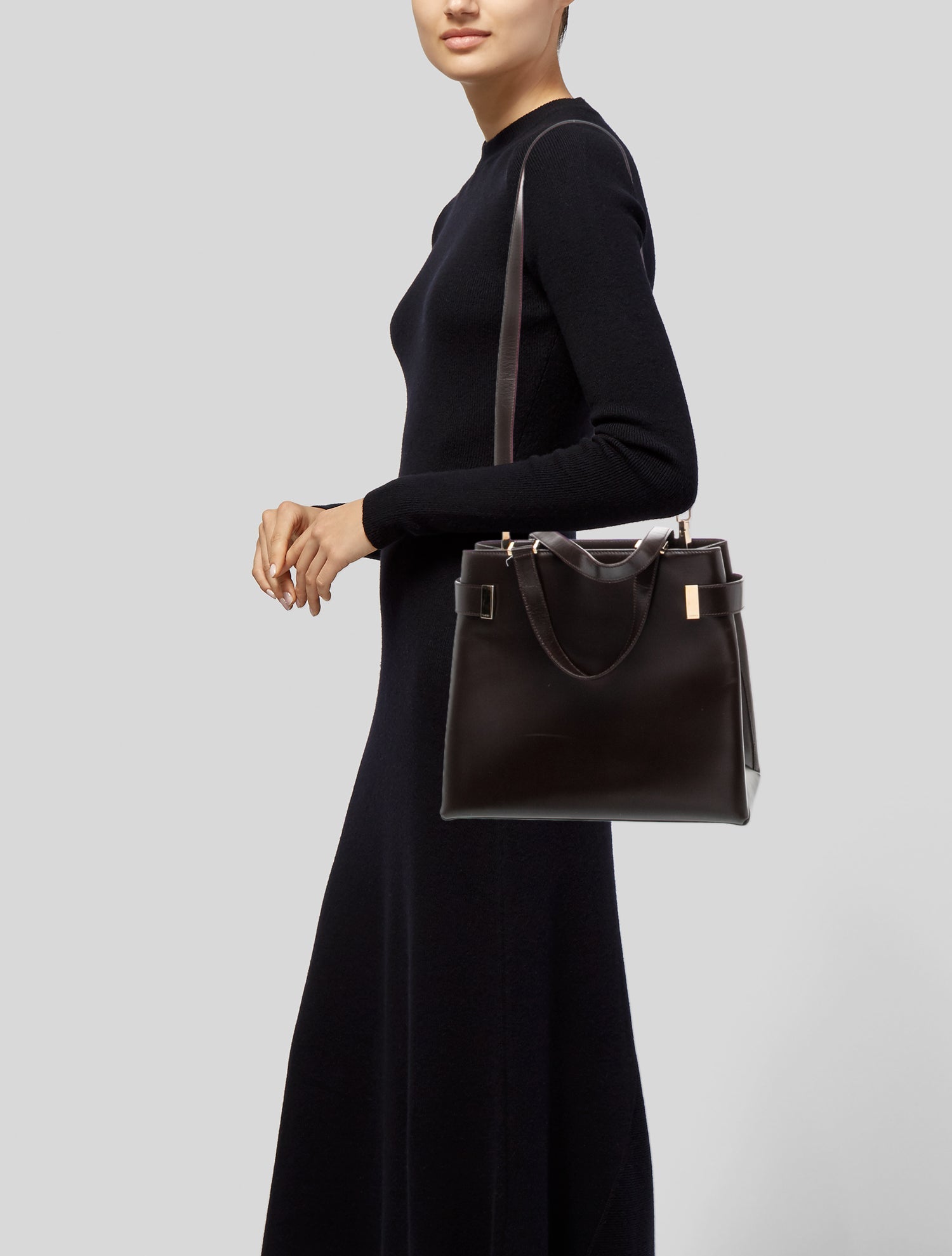 Gucci Patent Leather Top Handle Bag Vintage