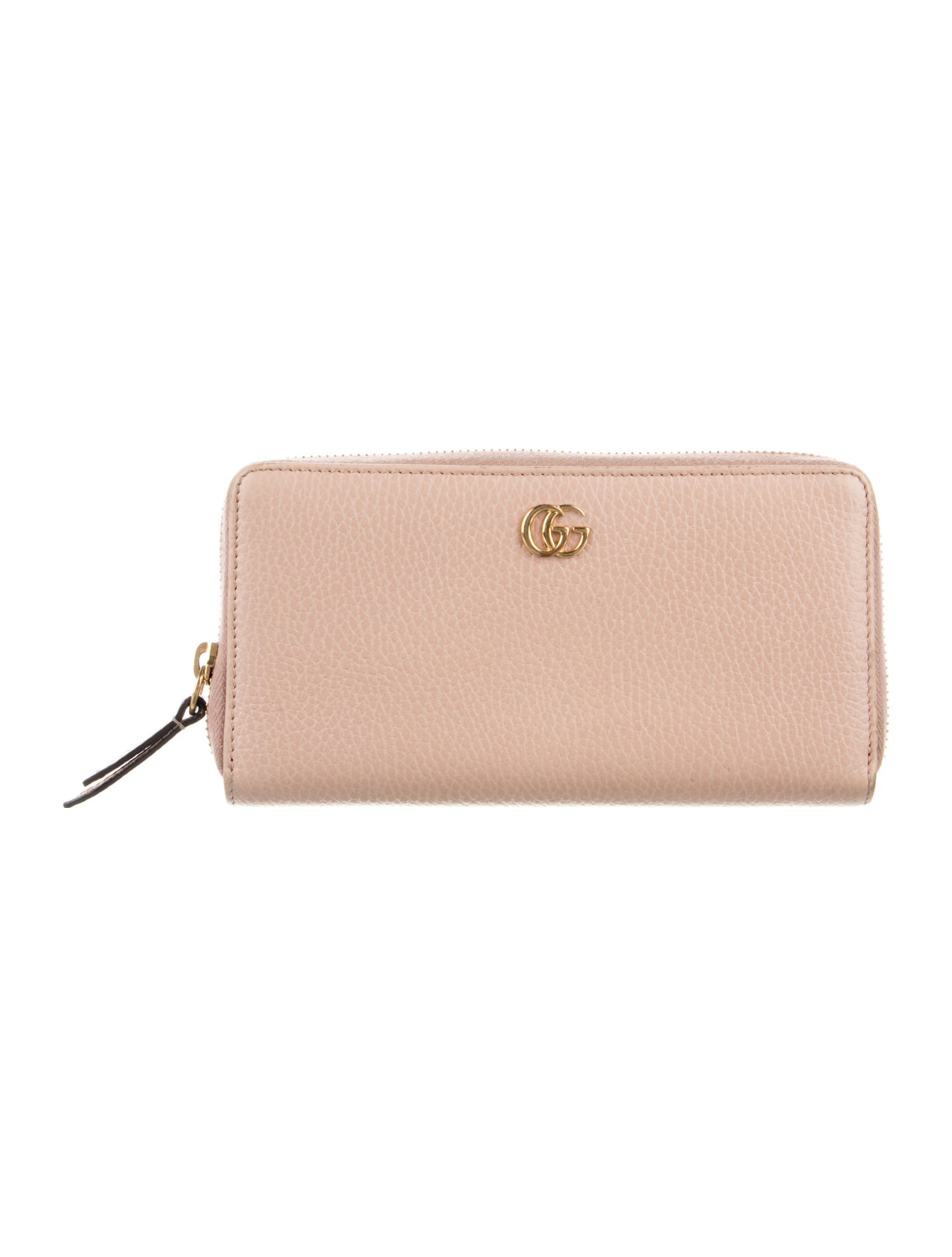 Gucci Zip-Around Continental Double G Logo Continental Wallet