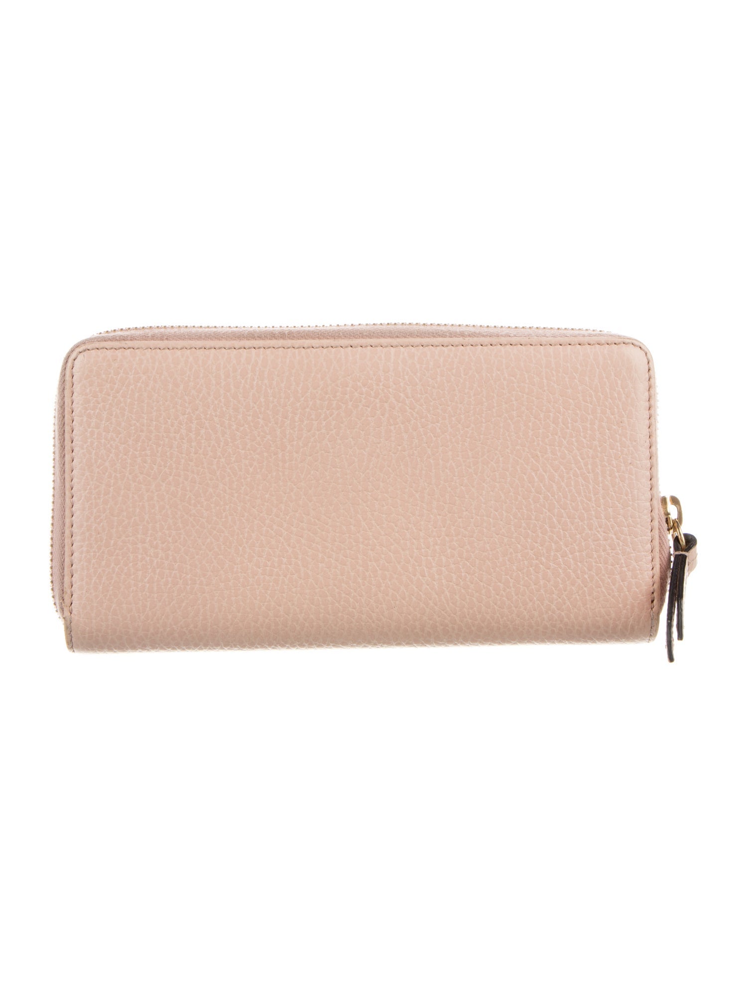 Gucci Zip-Around Continental Double G Logo Continental Wallet