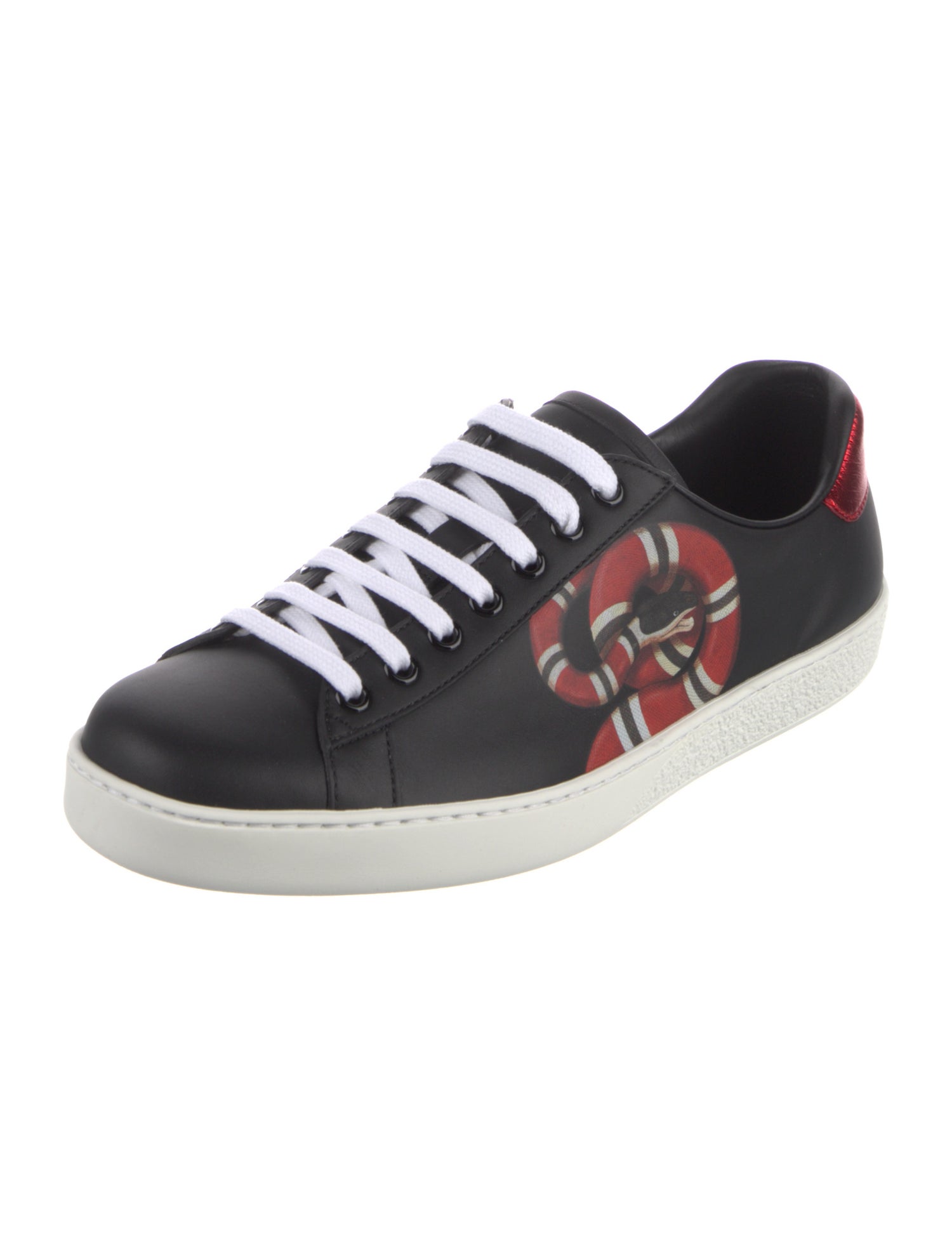 Gucci Kingsnake Leather Sneakers