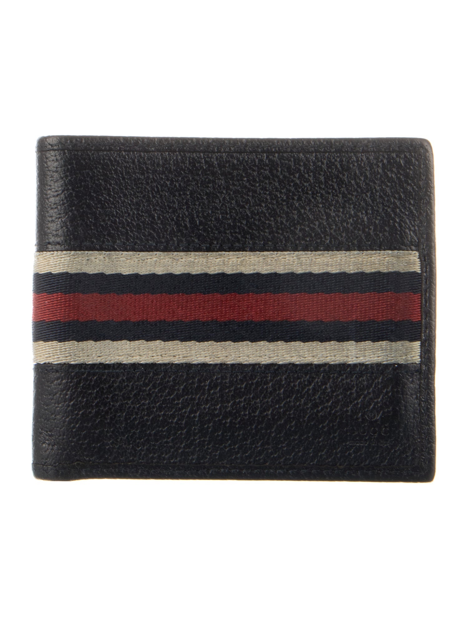 Gucci Leather Striped Wallet