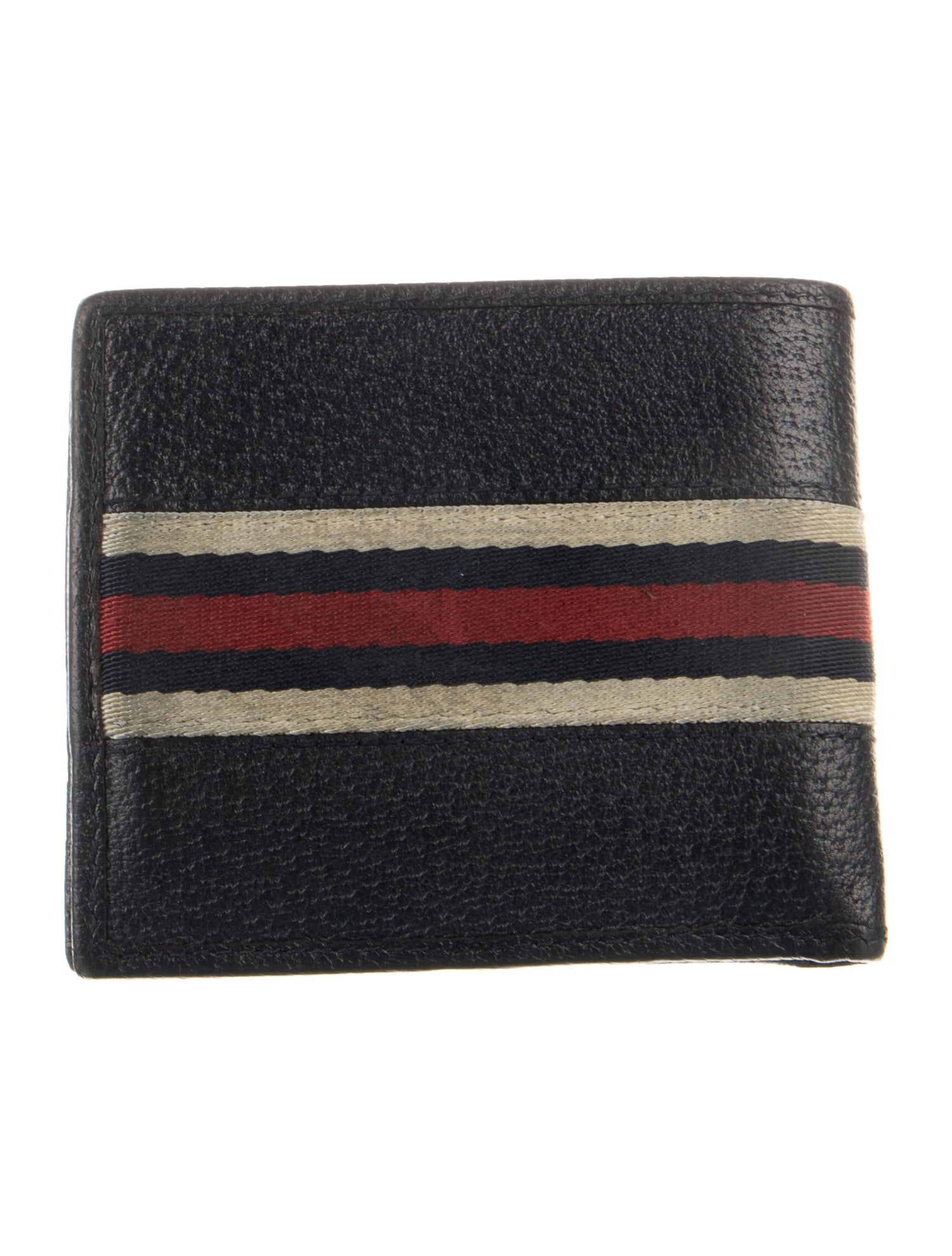 Gucci Leather Striped Wallet