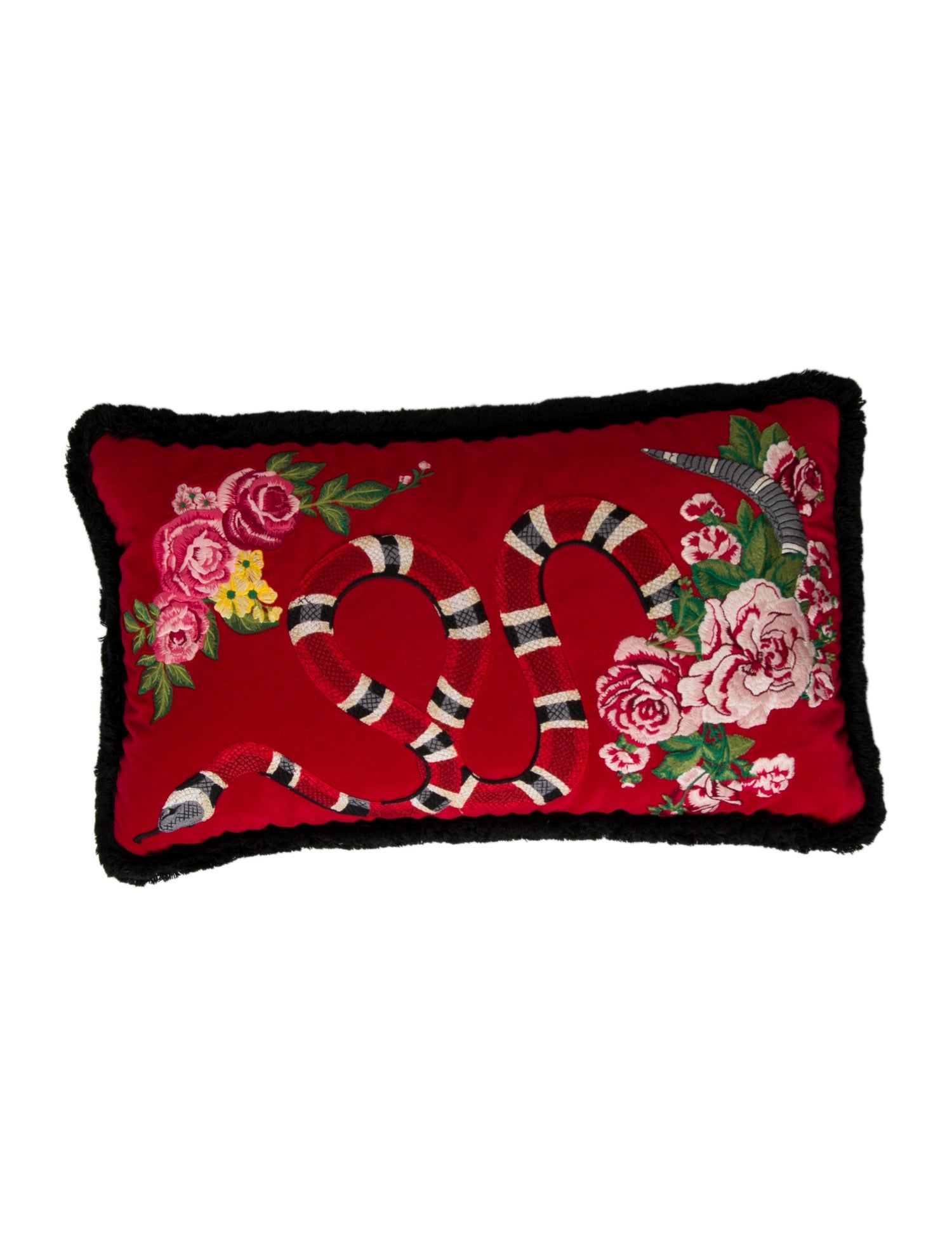 Gucci Kingsnake Velvet Cushion