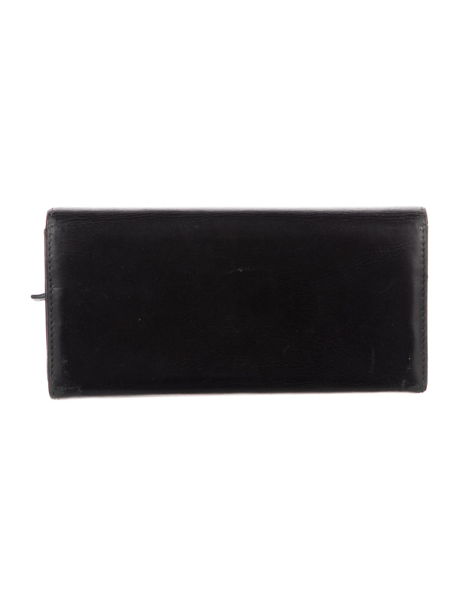 Gucci Double G Logo Leather Continental Wallet