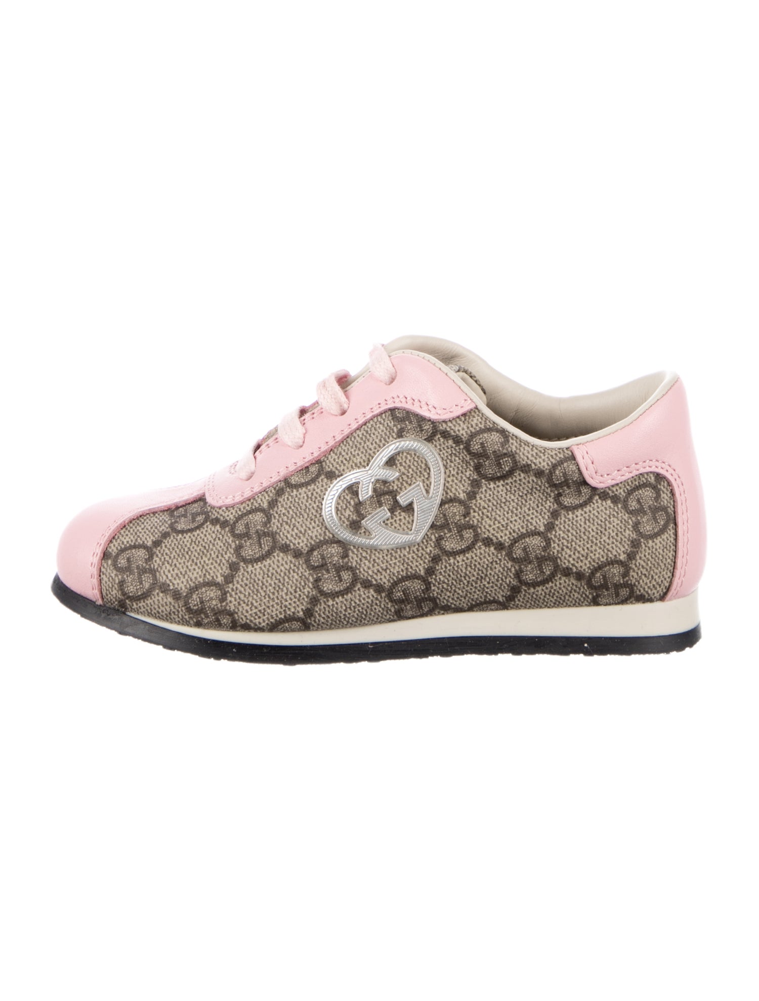 Gucci Toddler Girls' GG Supreme Low Top Sneakers
