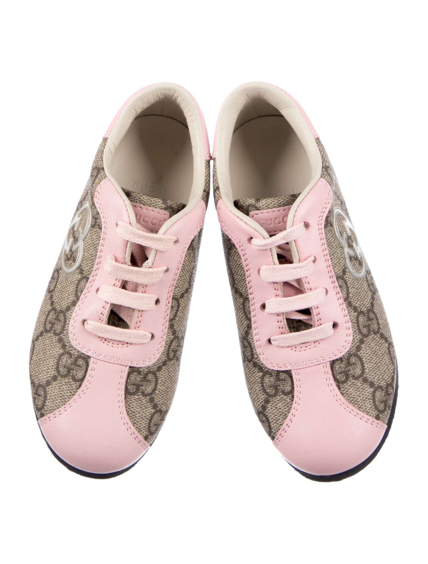 Gucci Toddler Girls' GG Supreme Low Top Sneakers