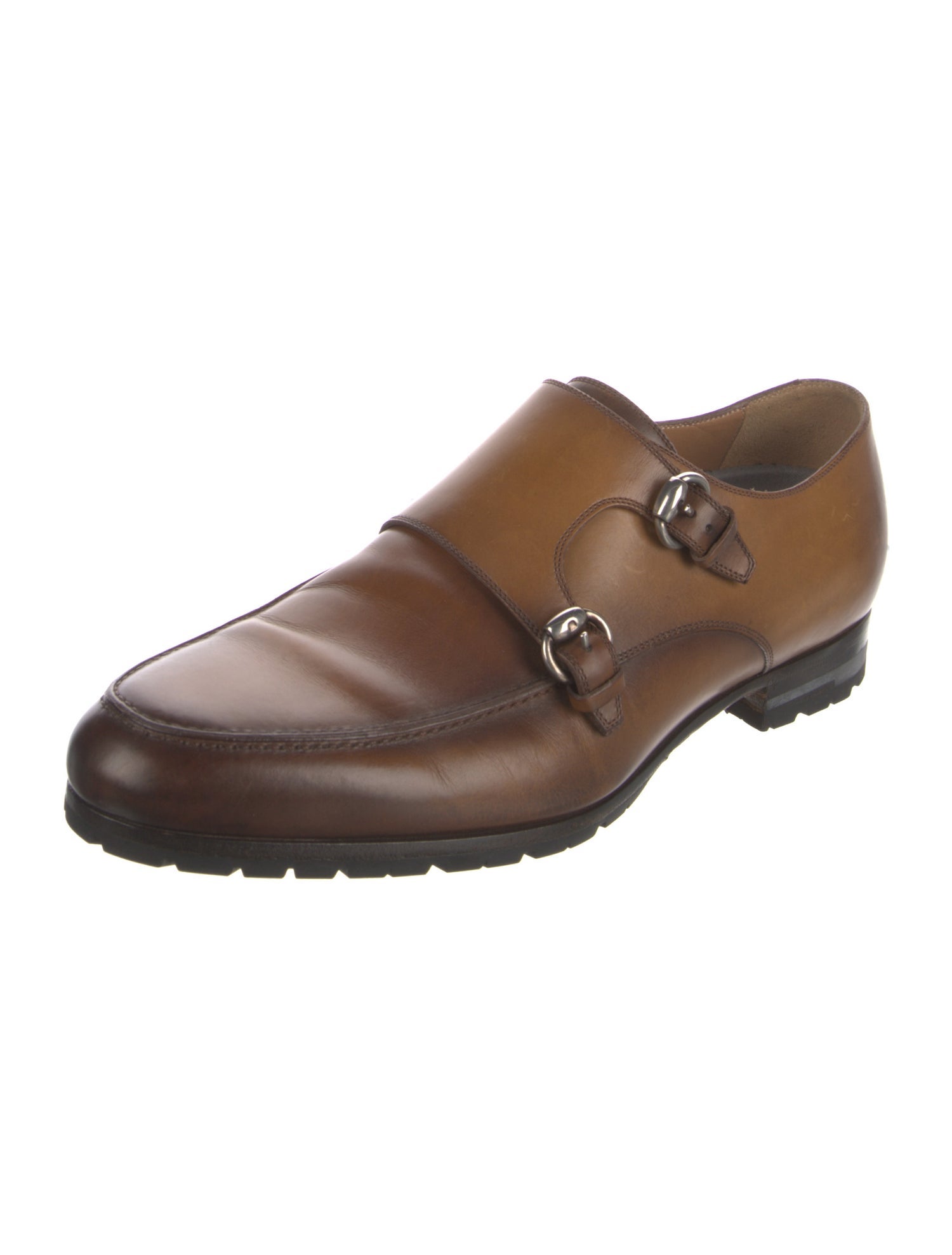 Gucci Leather Monk Straps