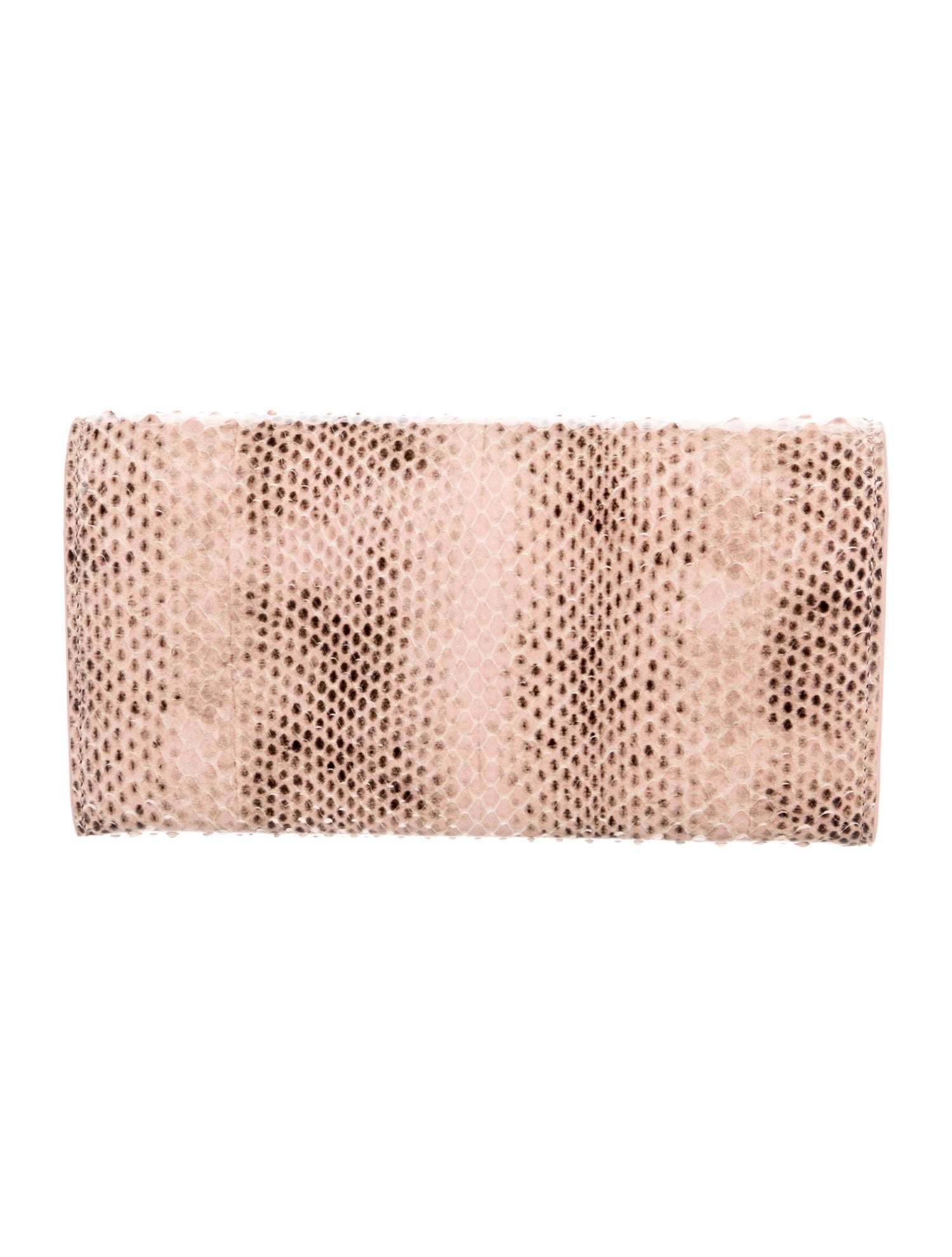 Gucci Python Animal Print Continental Wallet