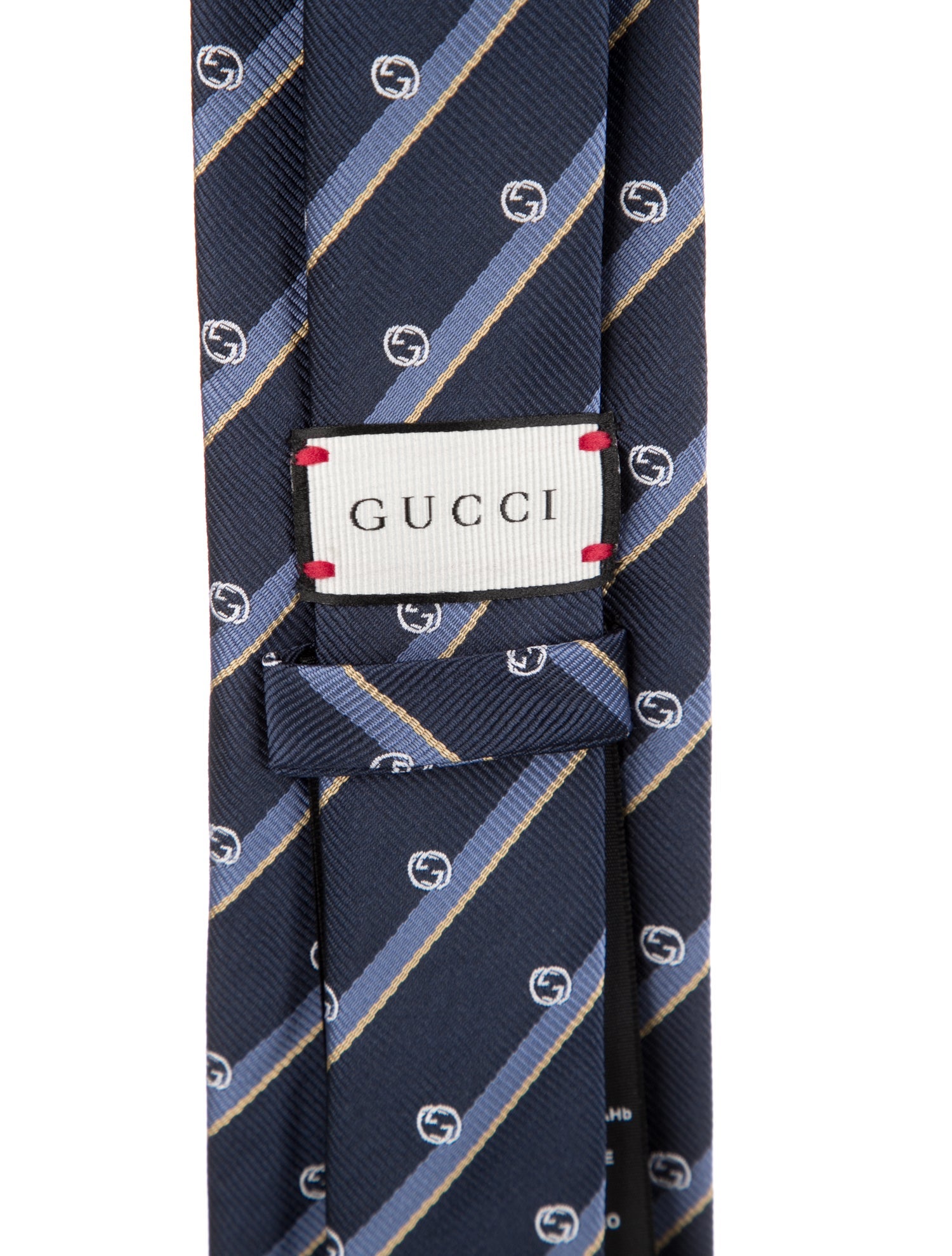Gucci Silk Patterned Print Tie