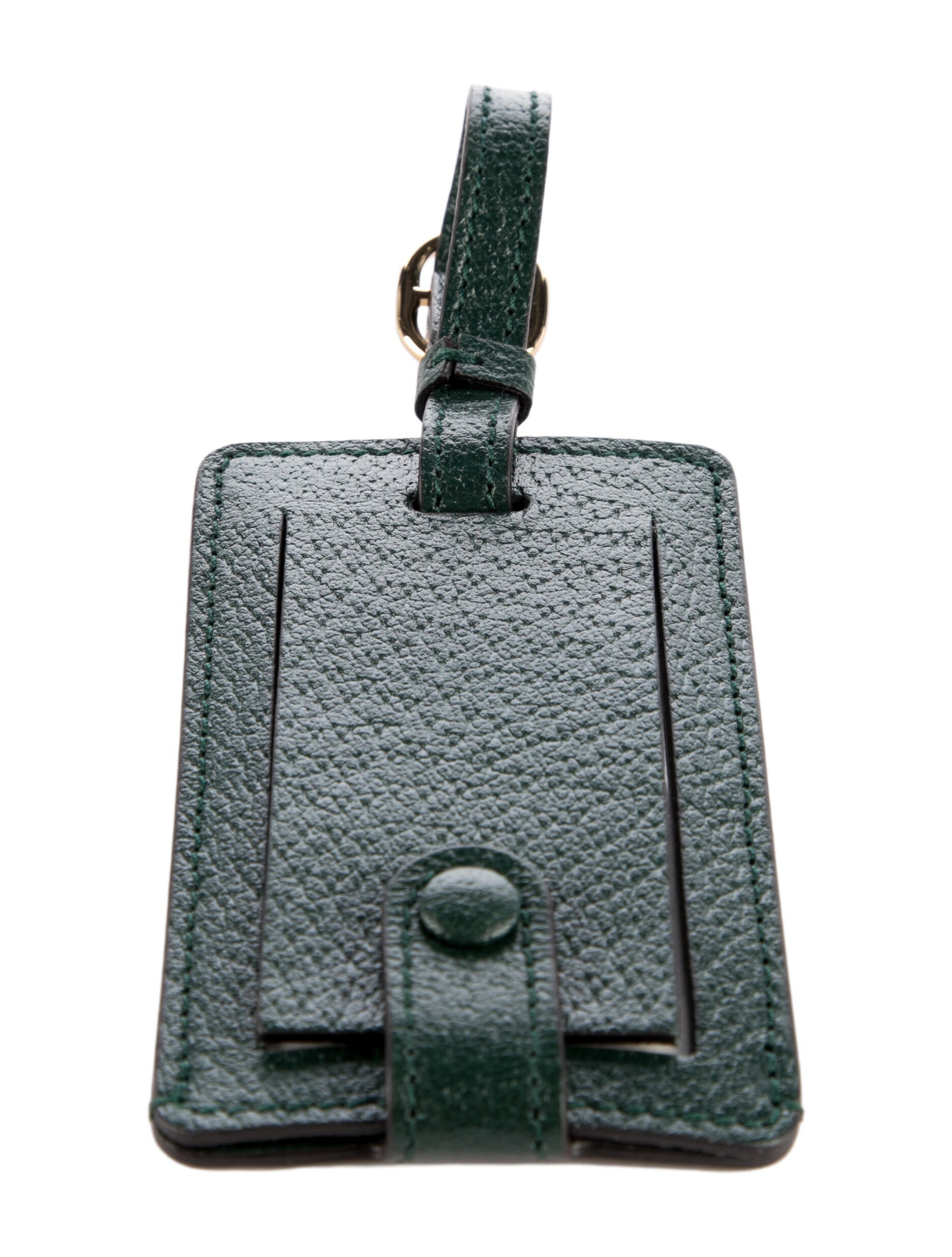 Gucci traveling leather tag