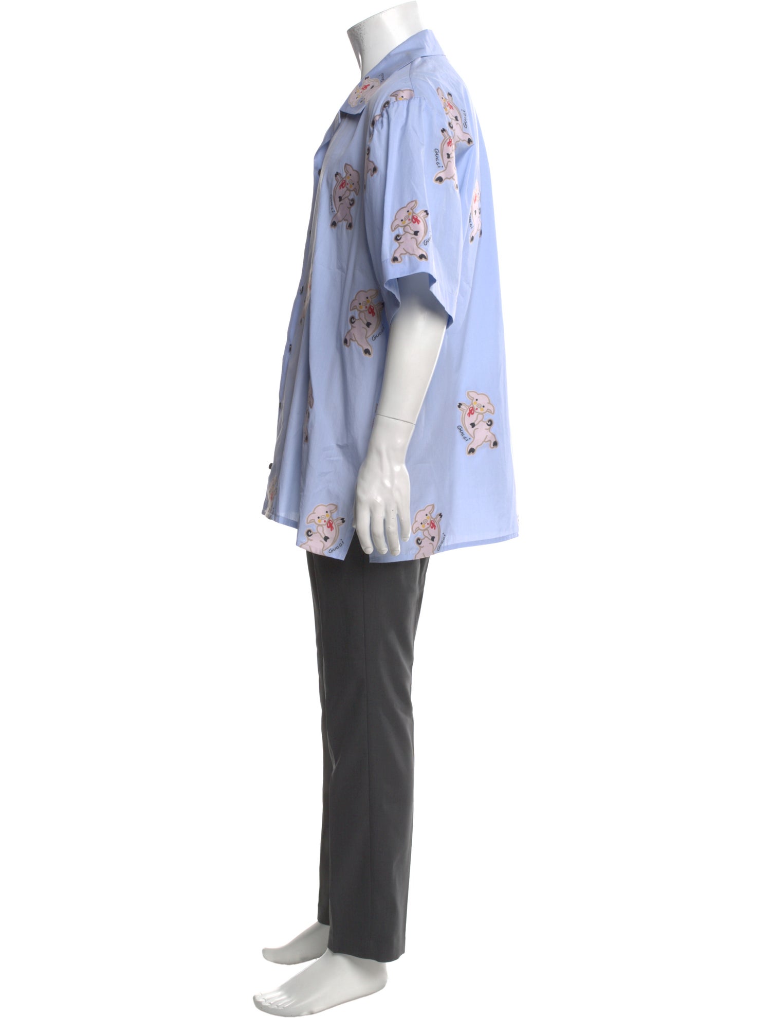 Gucci Graphic Print Short Sleeve Shirt