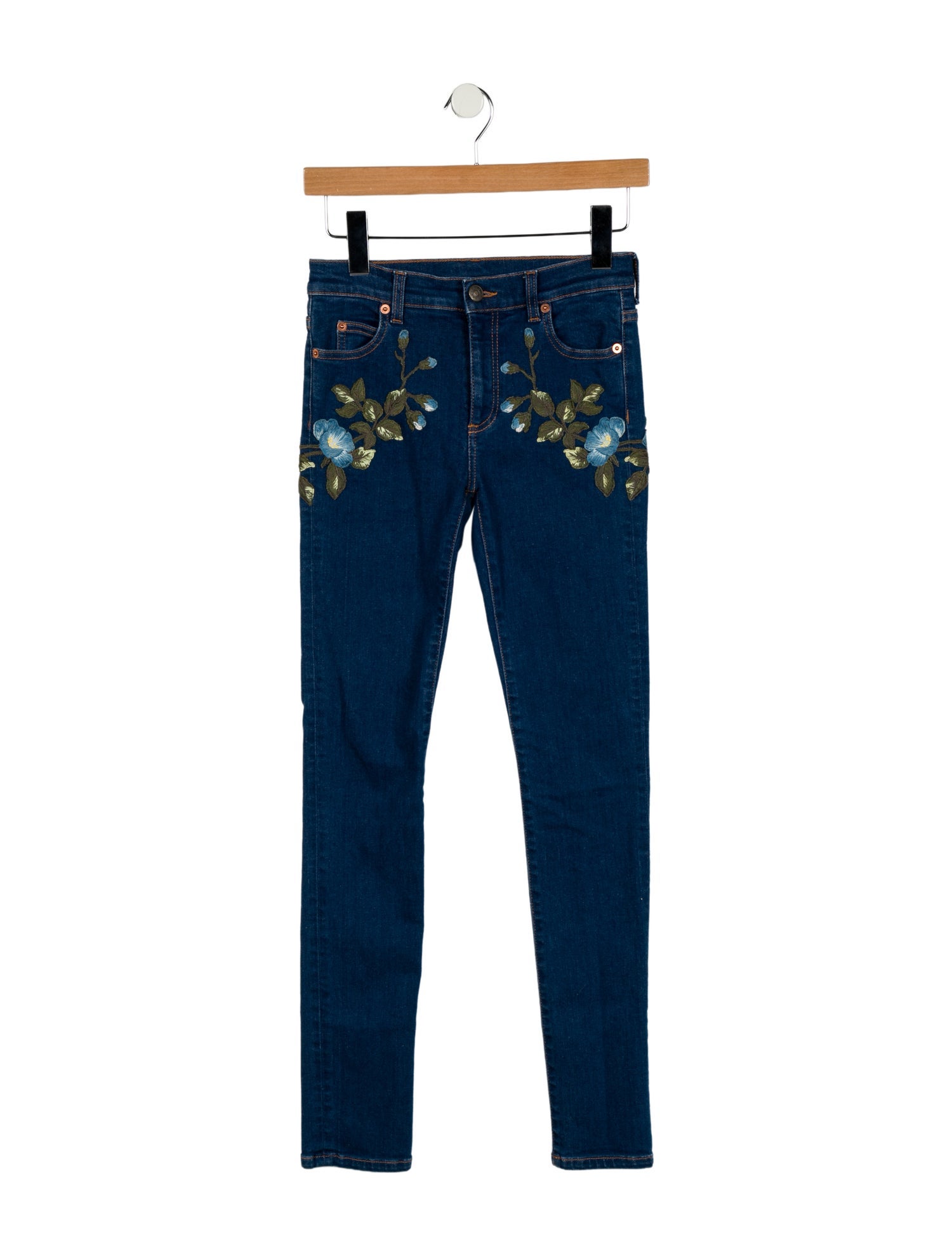 Gucci Mid-Rise Skinny Leg Jeans