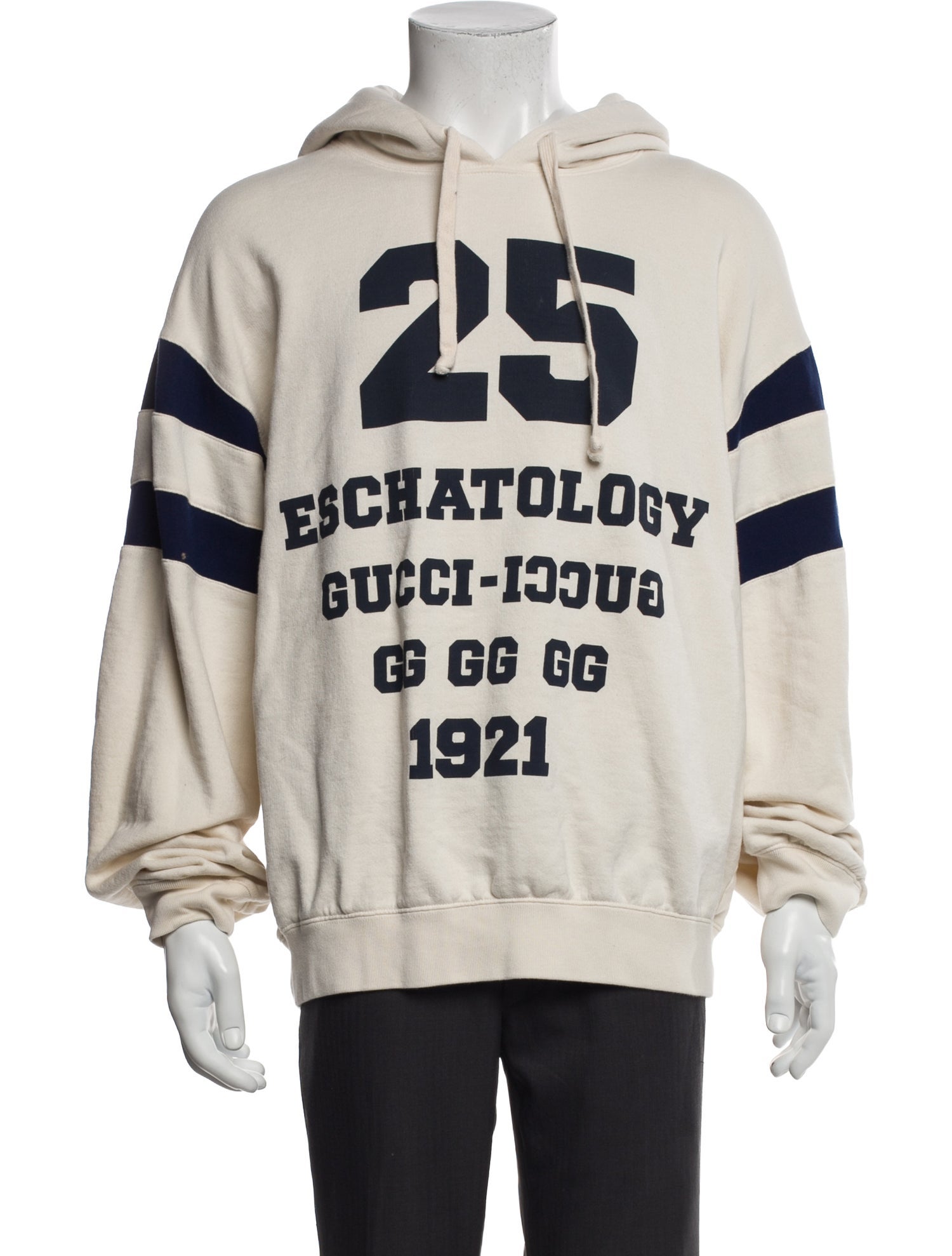 Gucci Graphic Print Crew Neck Hoodie