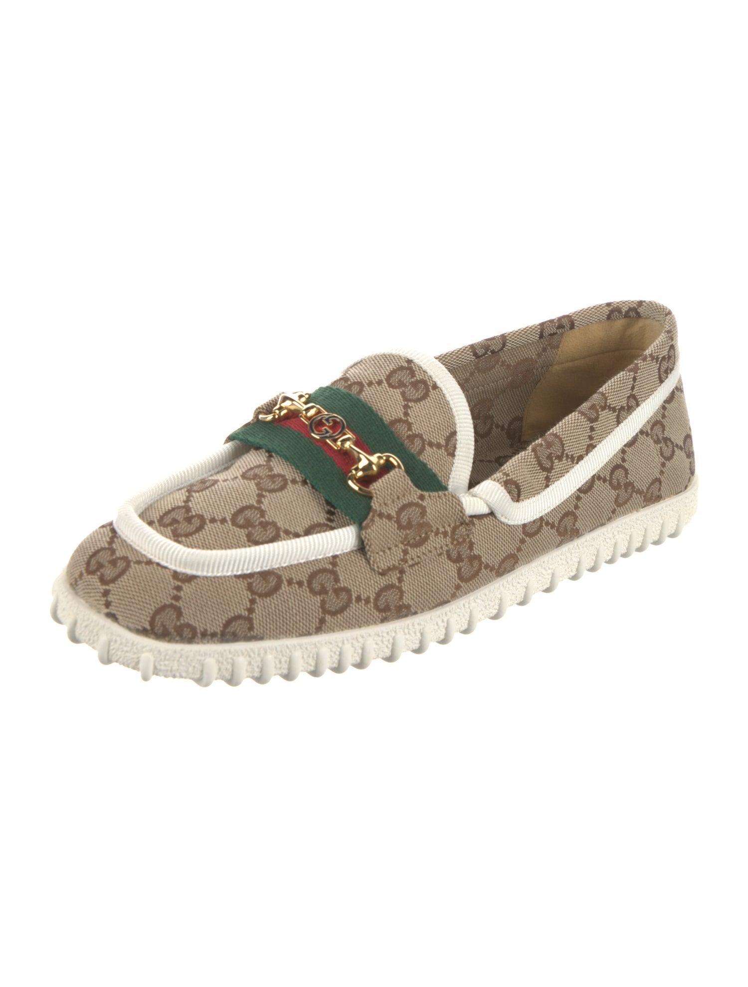 Gucci GG Canvas Canvas Loafers