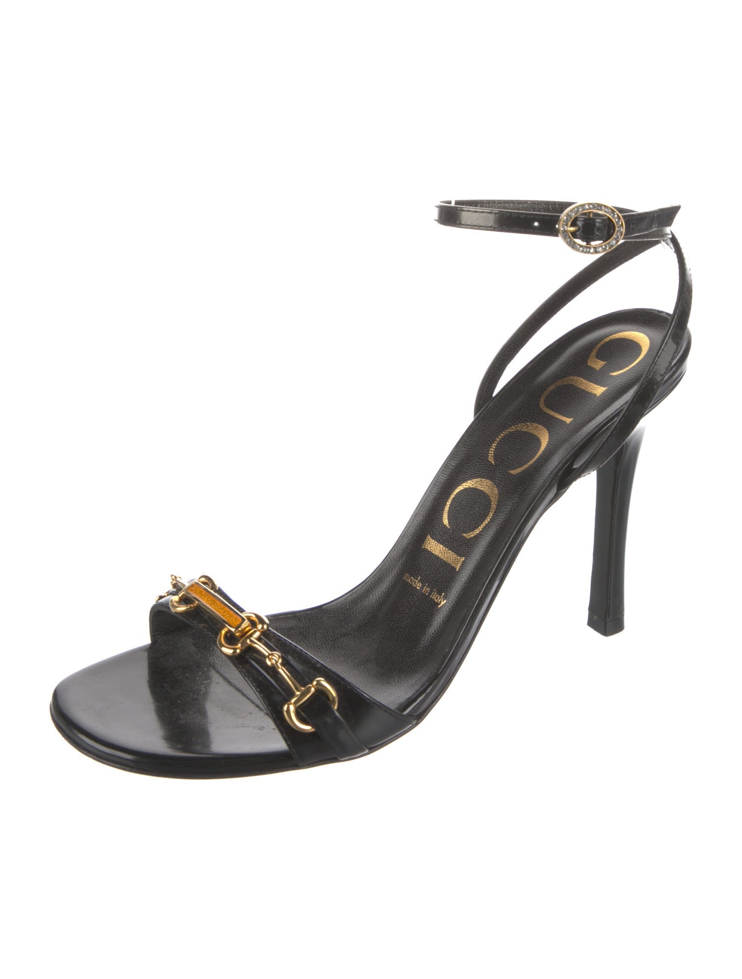 Gucci Horsebit Accent Leather Sandals