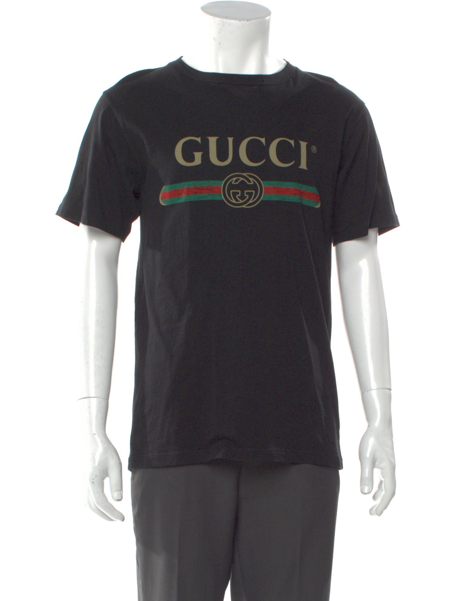 Gucci Web Accent Crew Neck T-Shirt