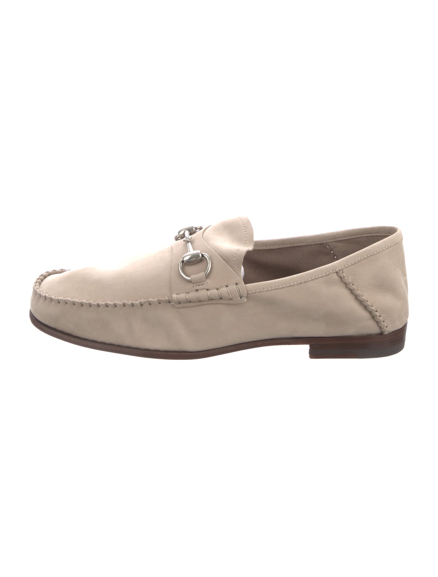 Gucci 1955 Horsebit Accent Suede Dress Loafers