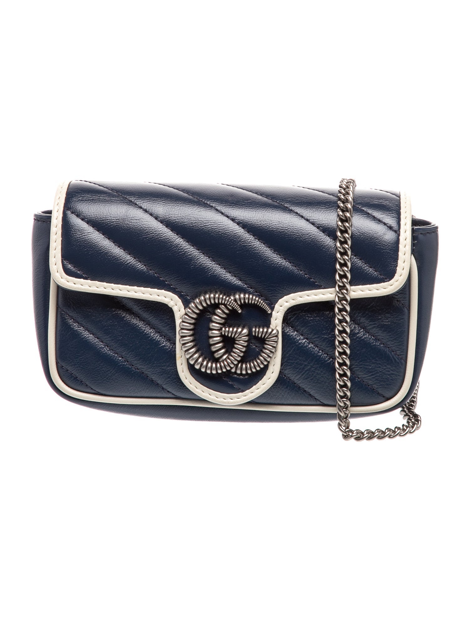 Gucci Leather Marmont Torchon Super Mini