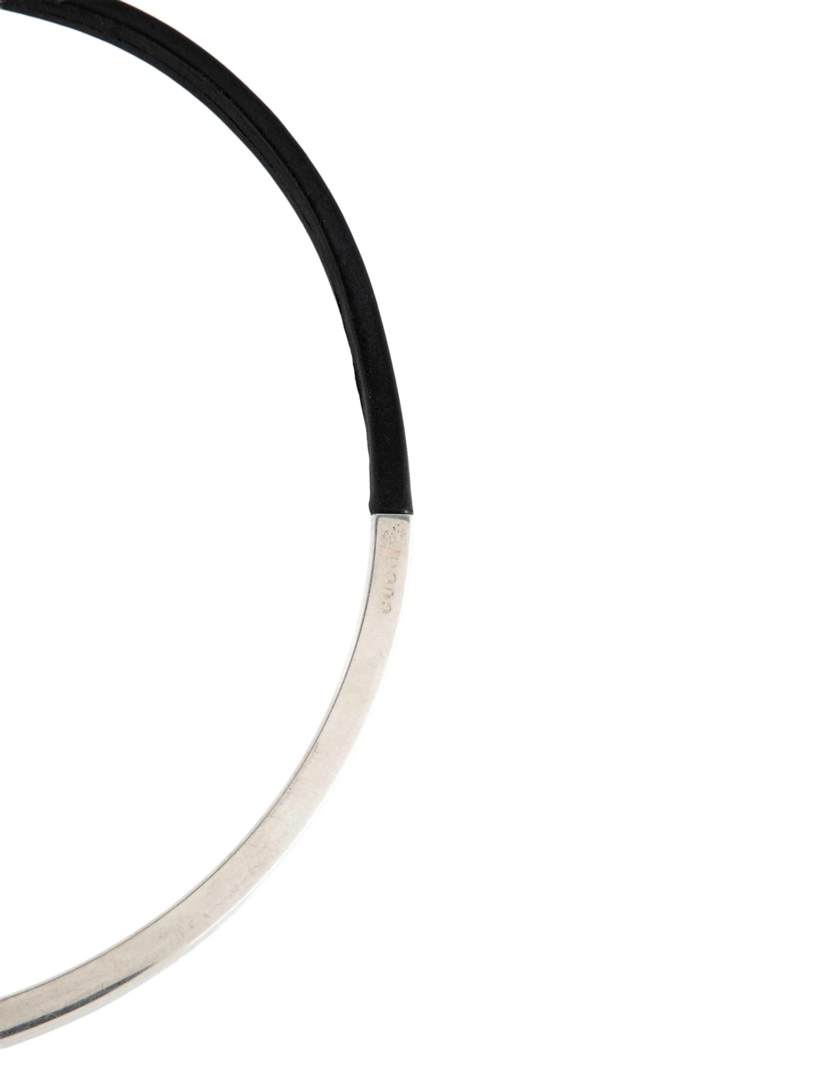 Gucci Leather Collar Necklace