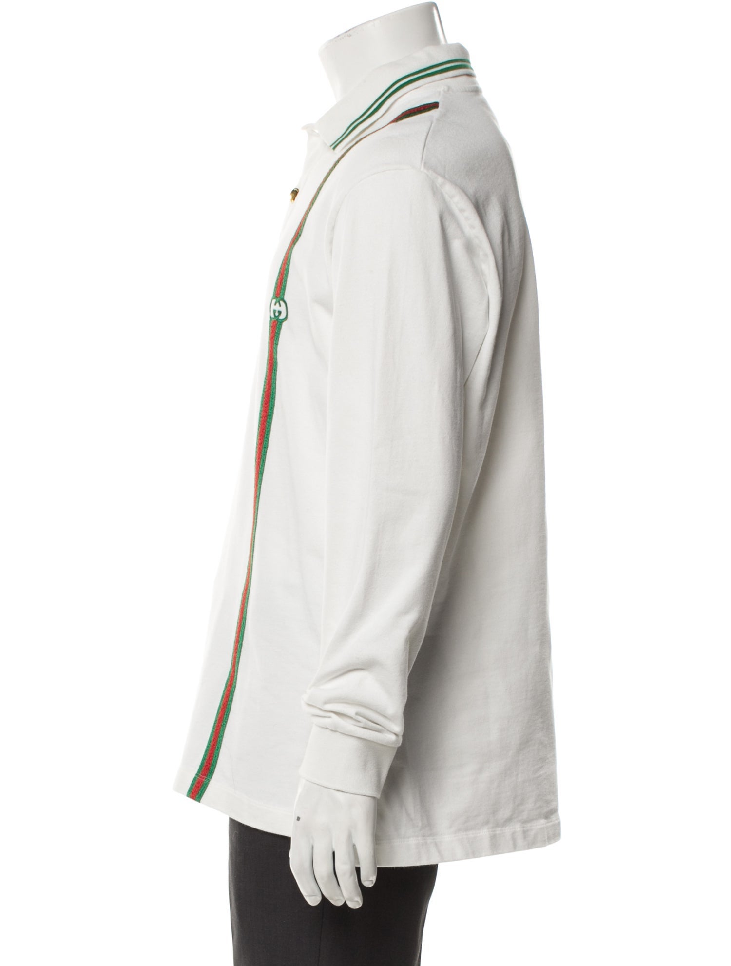 Gucci Web Accent Long Sleeve Shirt