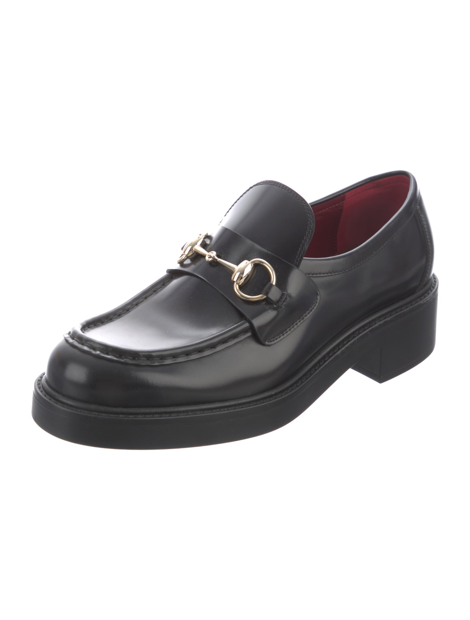 Gucci 1955 Horsebit Accent Leather Loafers