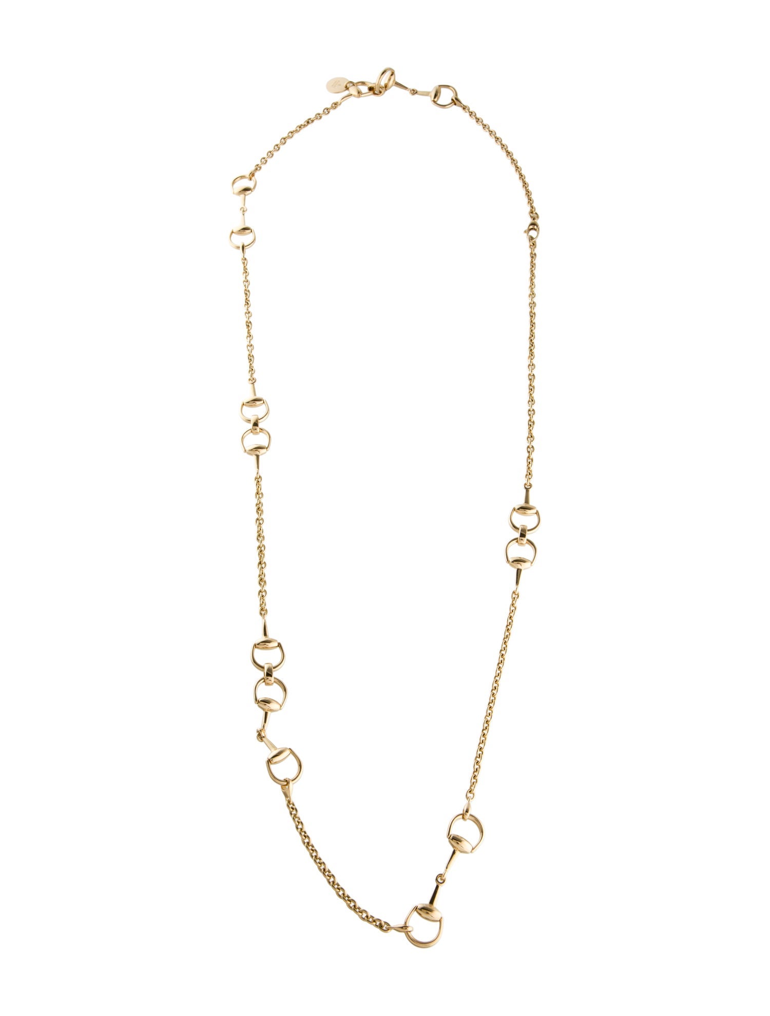 Gucci 18K Horsebit Chain Necklace