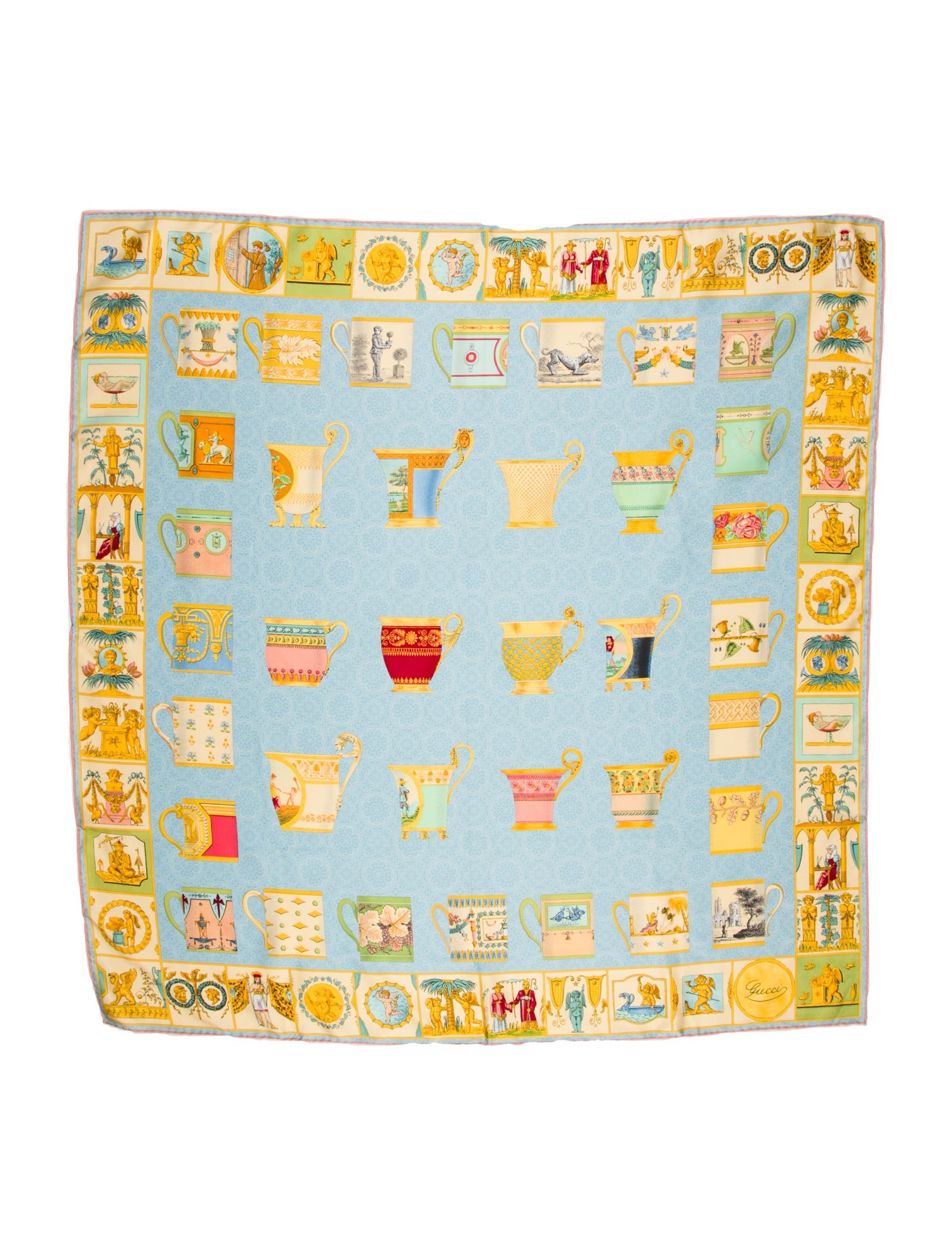 Gucci Silk Printed Scarf