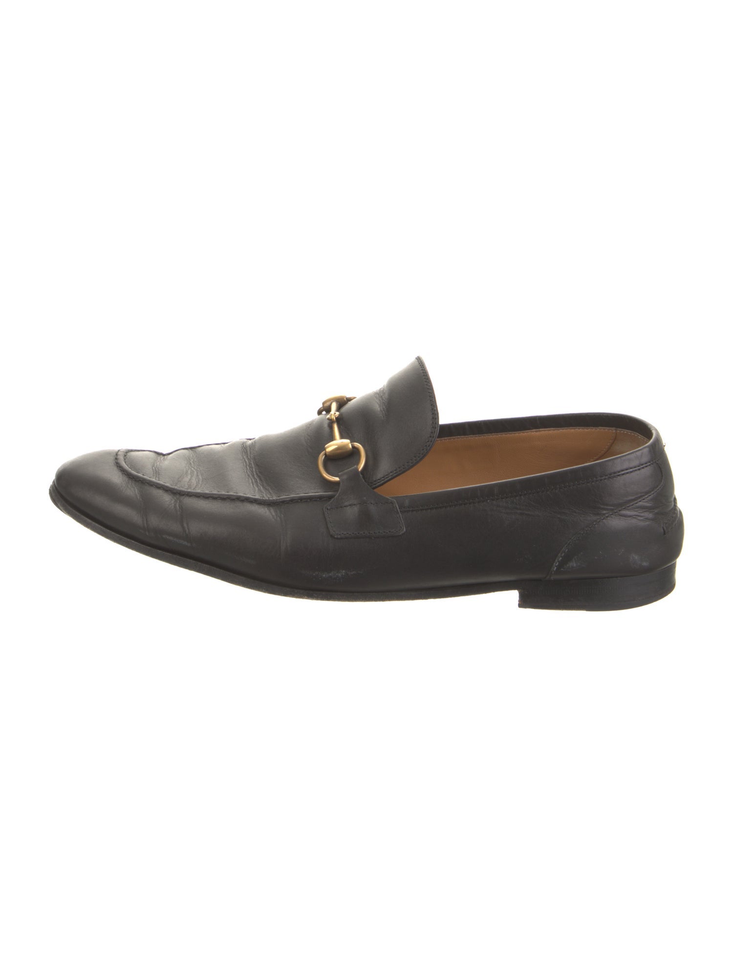 Gucci Horsebit Accent Leather Loafers