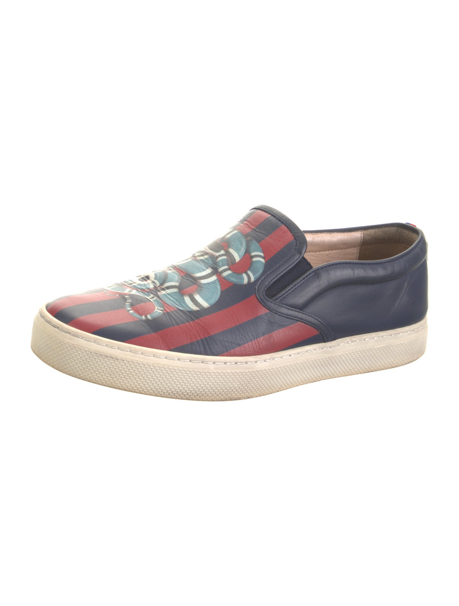 Gucci Kingsnake Leather Sneakers