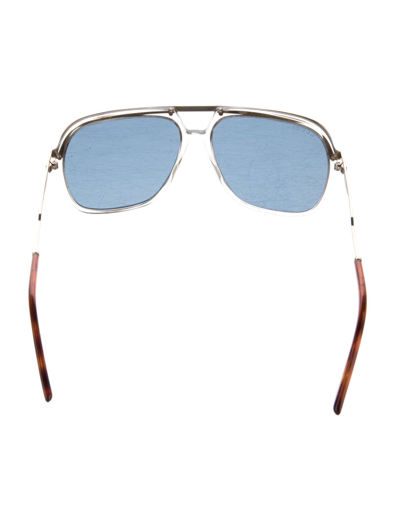 Gucci Interlocking G Logo Square Sunglasses