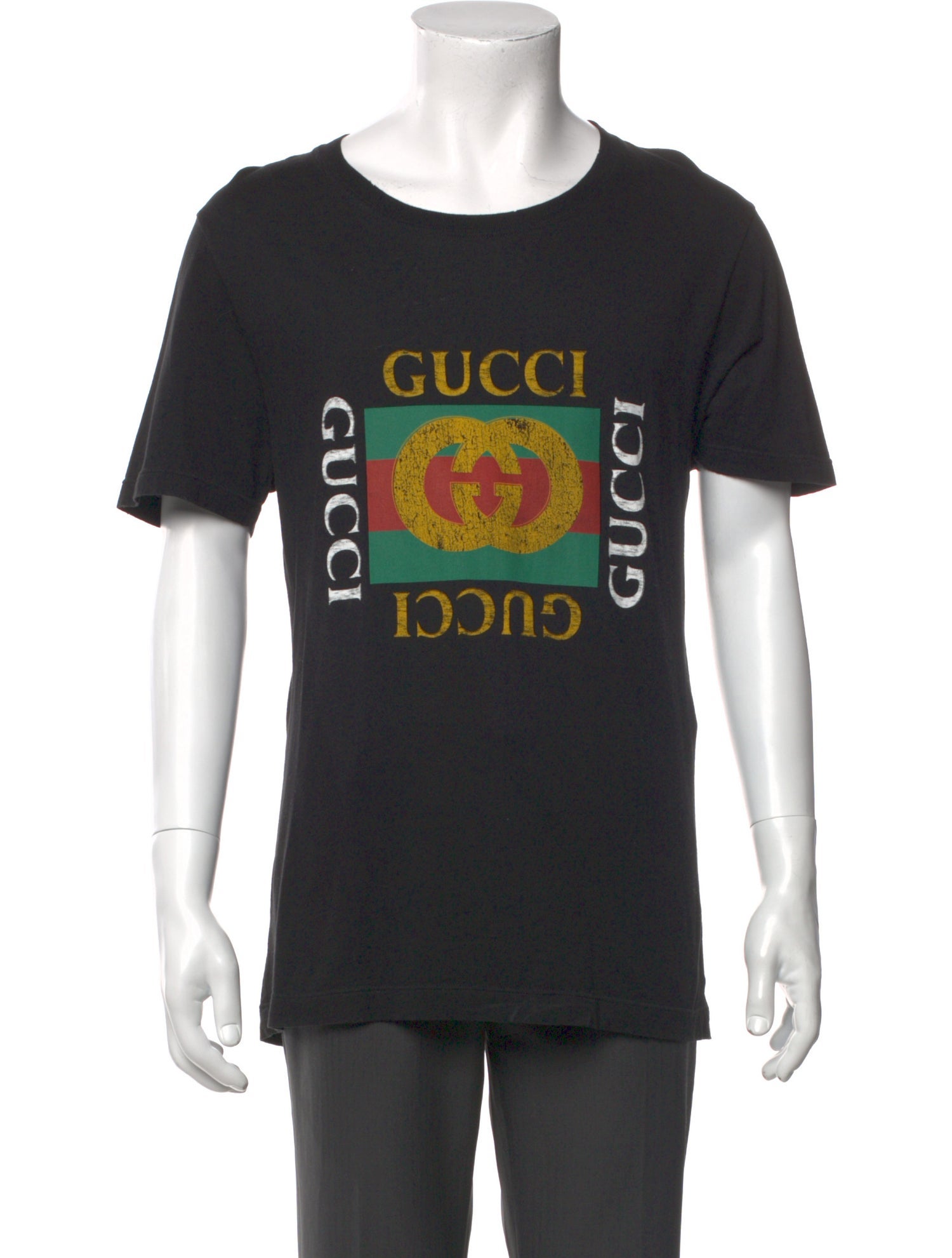 Gucci Web Accent Crew Neck T-Shirt