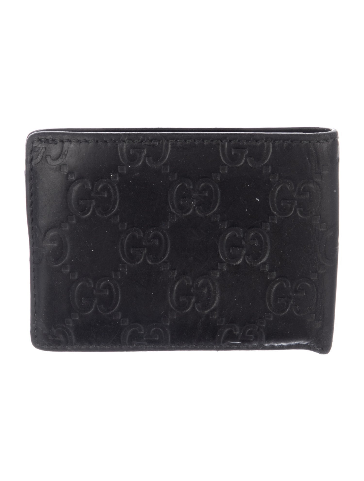Gucci Bi-Fold GG Embossed Bifold Wallet