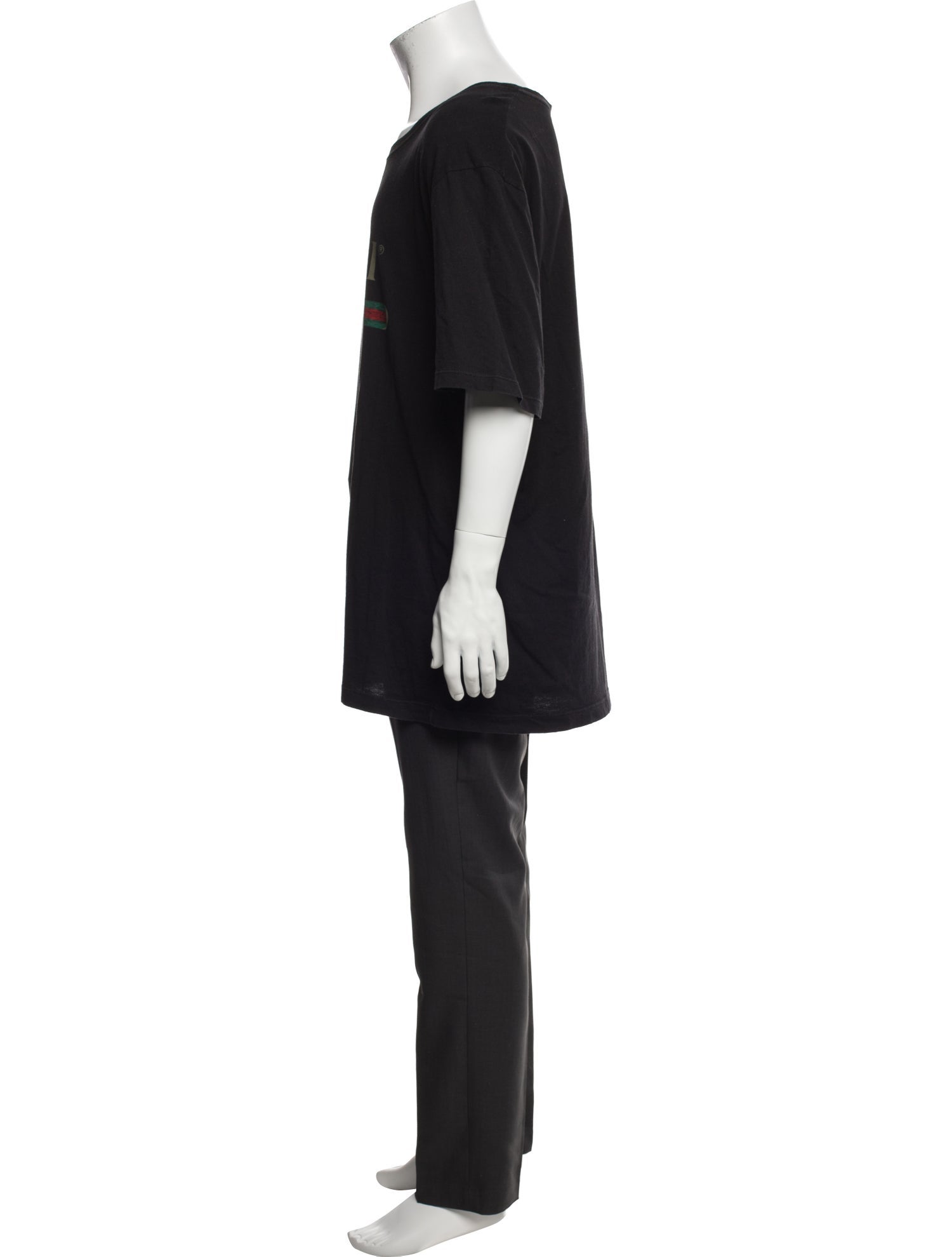 Gucci Web Accent Crew Neck T-Shirt
