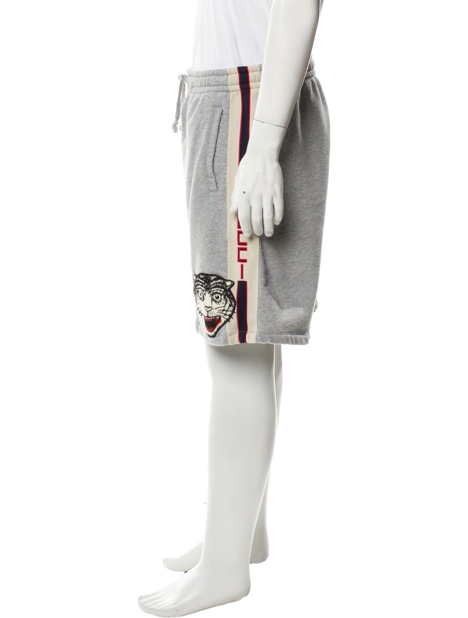 Gucci Sylvie Web Accent Jogger Shorts