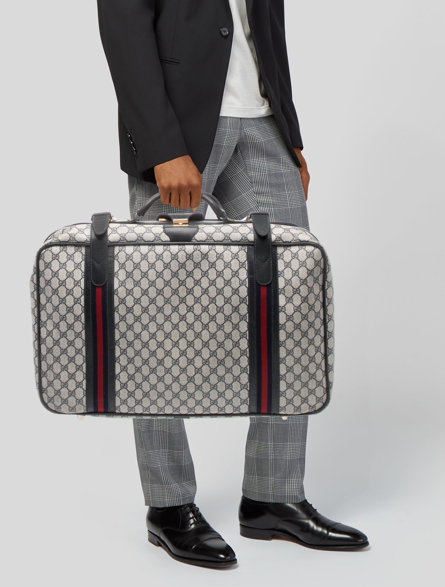 Gucci GG Plus Sylvie Web Suitcase