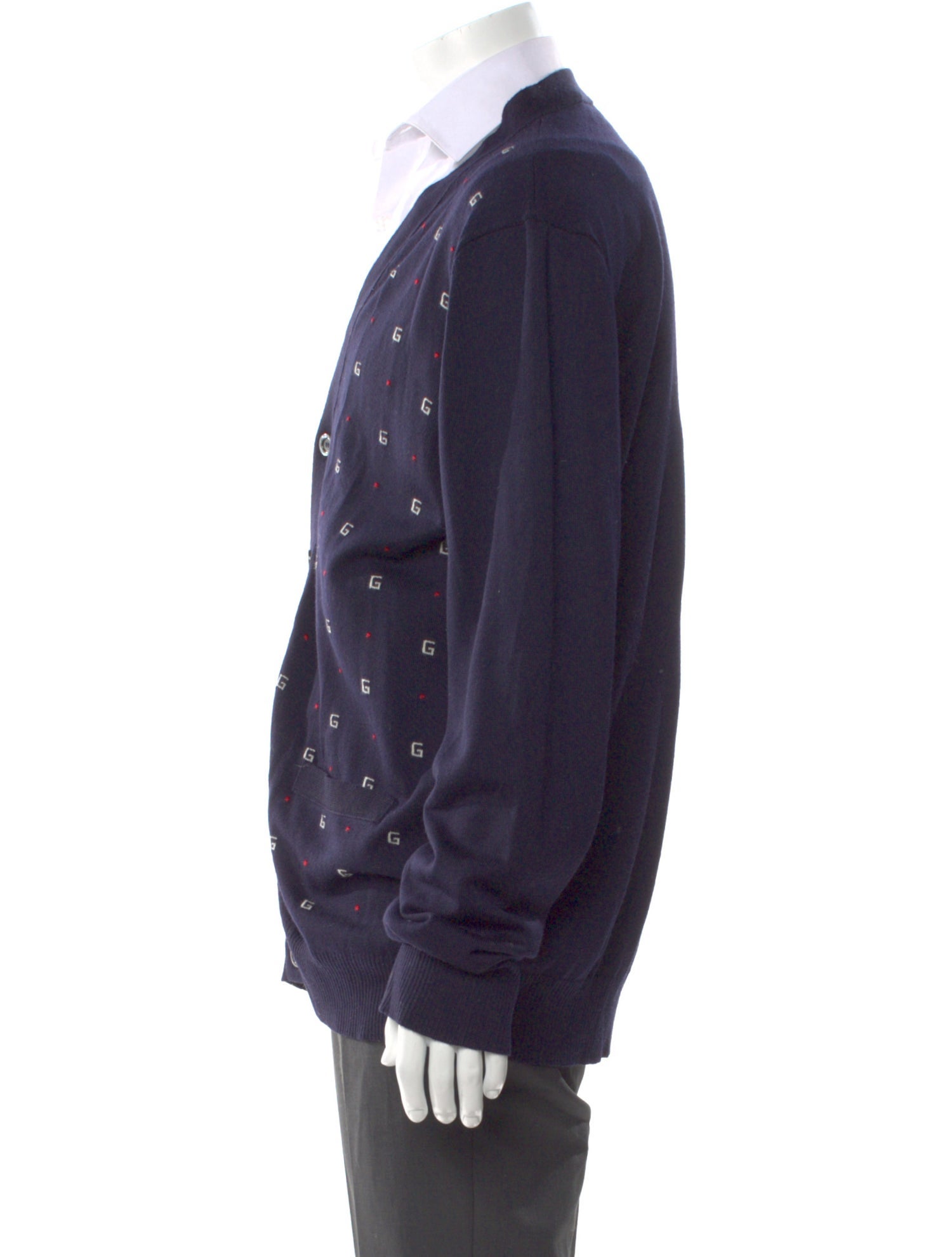 Gucci GG Logo Wool Cardigan