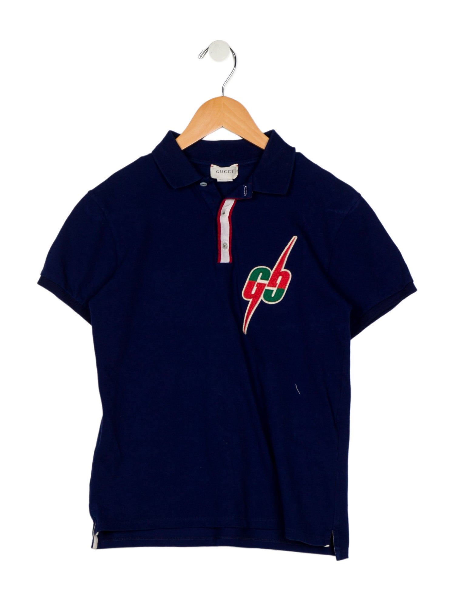 Gucci Boys' Embroidered Short Sleeve Shirt