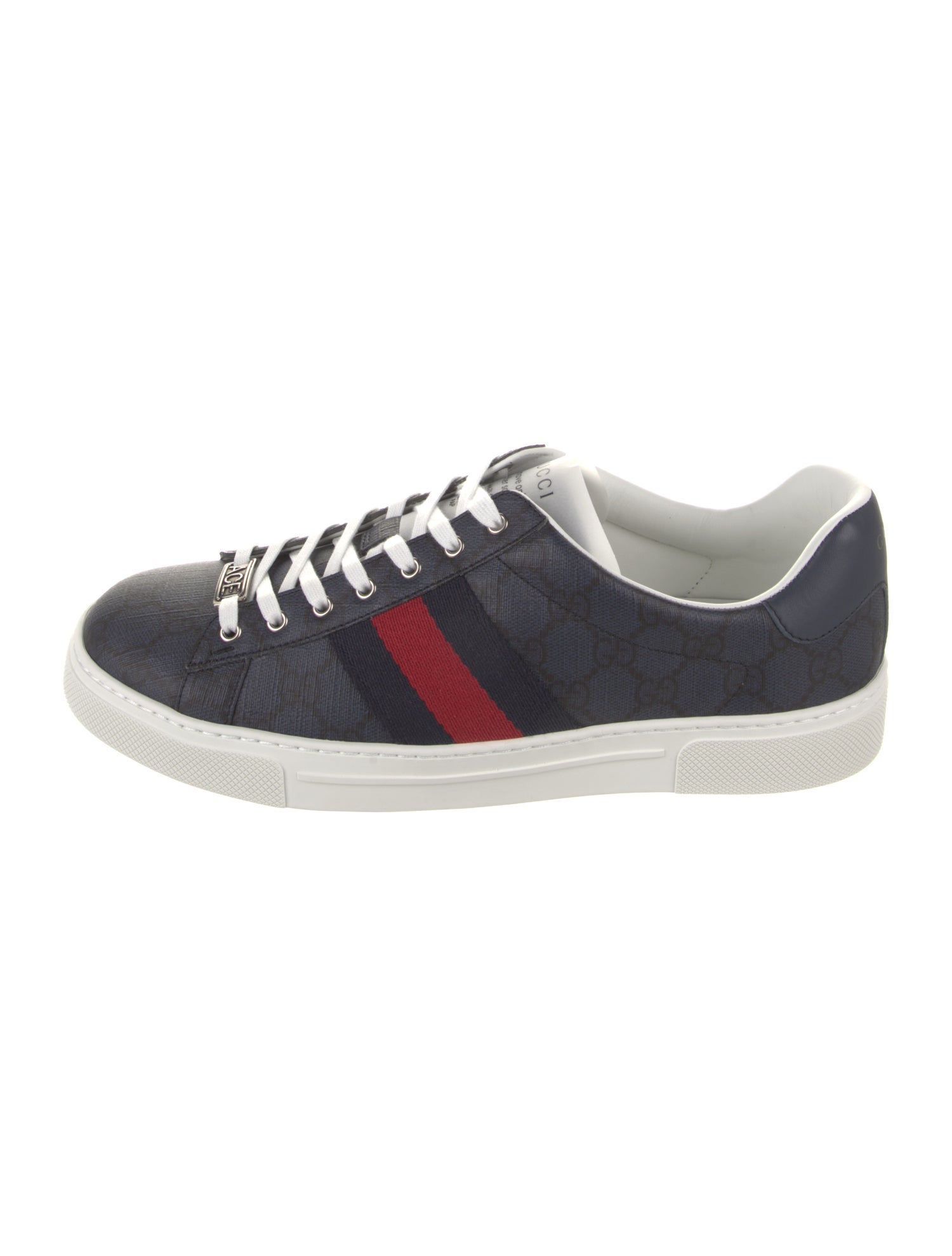 Gucci GG Supreme Grosgrain Trim Sneakers