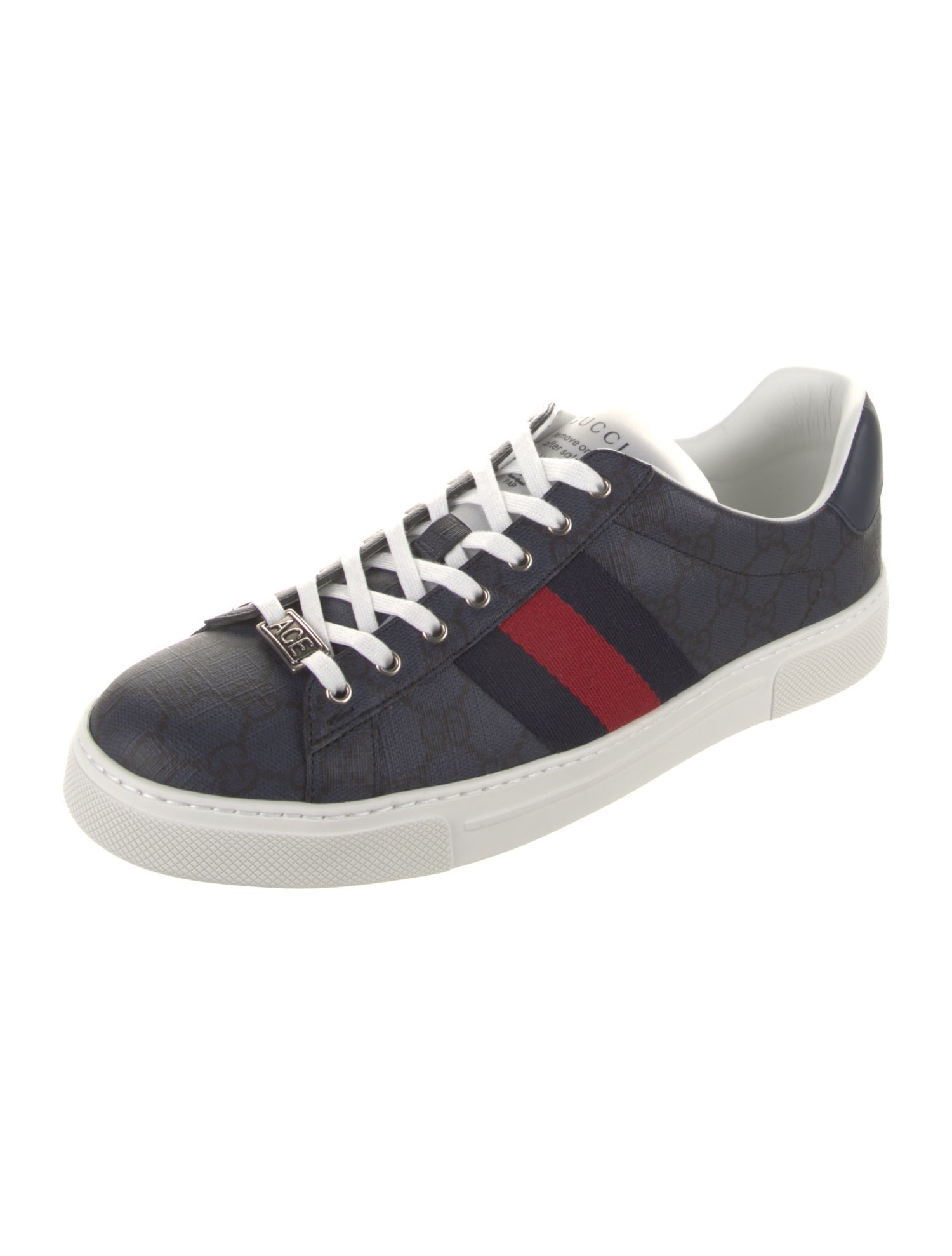 Gucci GG Supreme Grosgrain Trim Sneakers