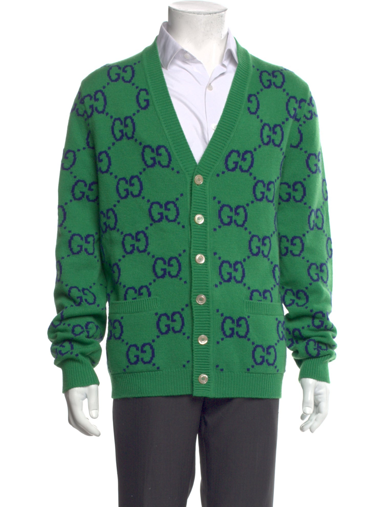 Gucci 2022 GG Logo Cardigan