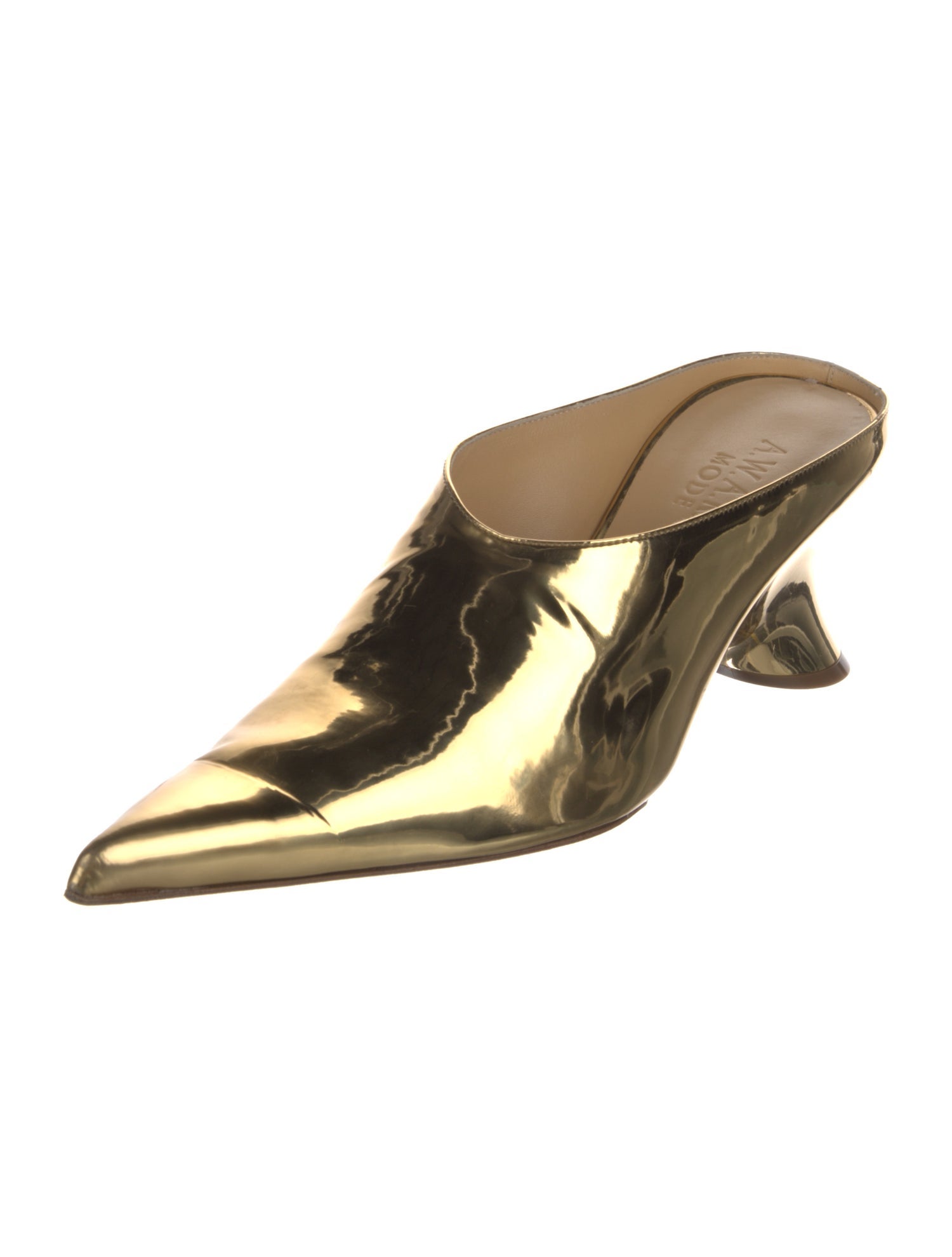 A.W.A.K.E. Mode Patent Leather Mules