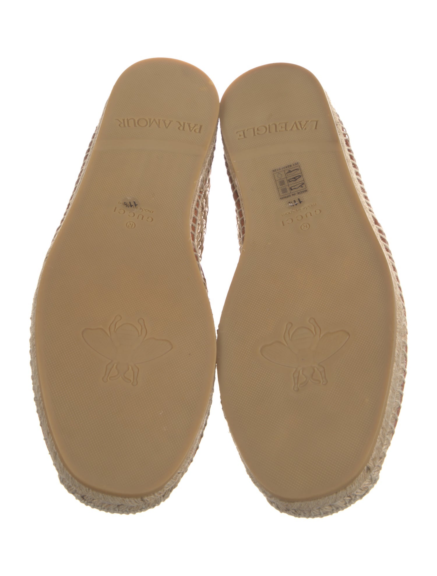Interlocking G Logo Raffia Espadrilles