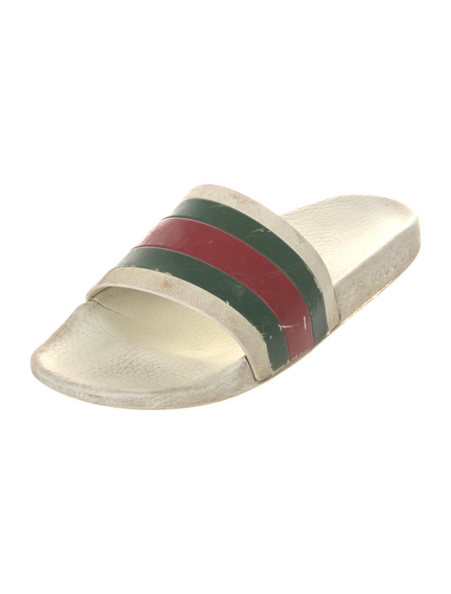 Gucci Web Accent Rubber Slides