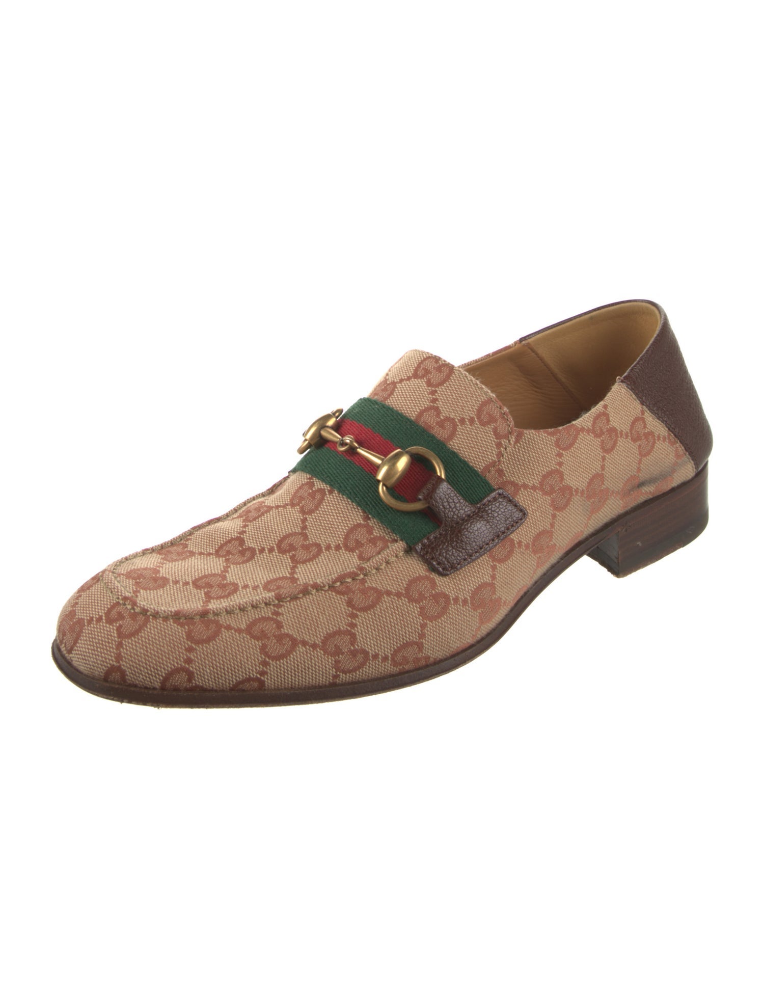 Gucci GG Canvas Canvas Loafers
