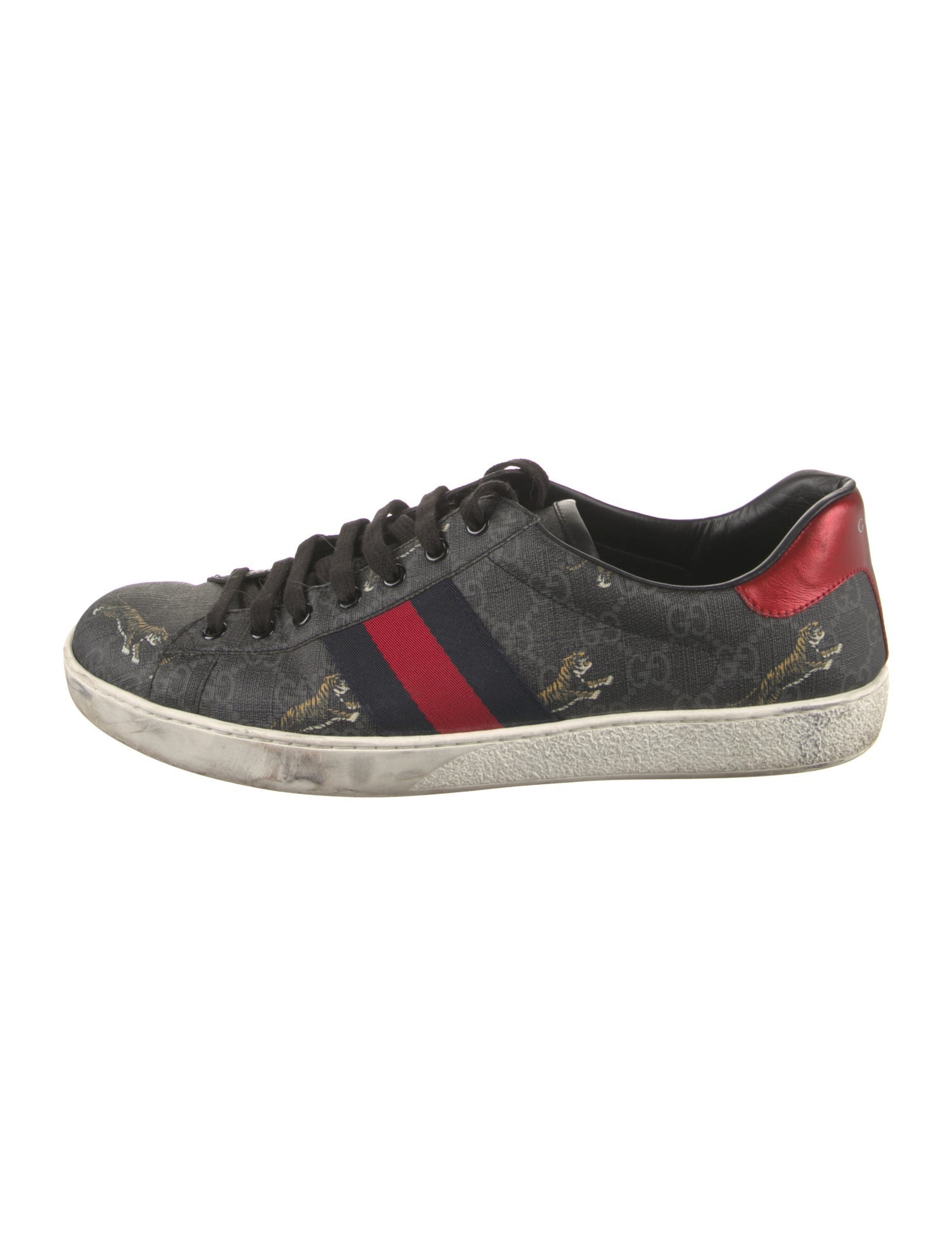 Gucci GG Supreme Saffiano Leather Sneakers