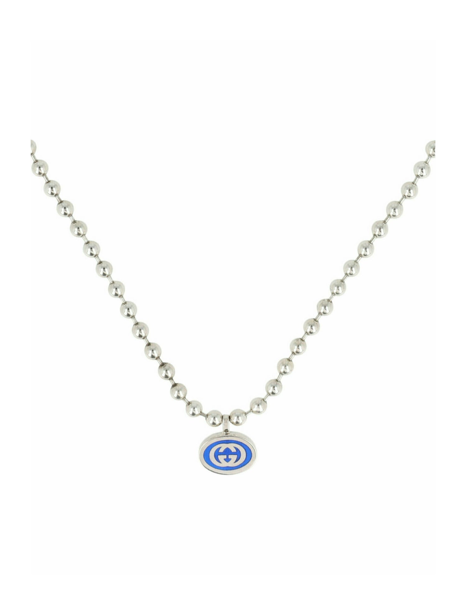 Gucci Sterling Silver Chain Necklace